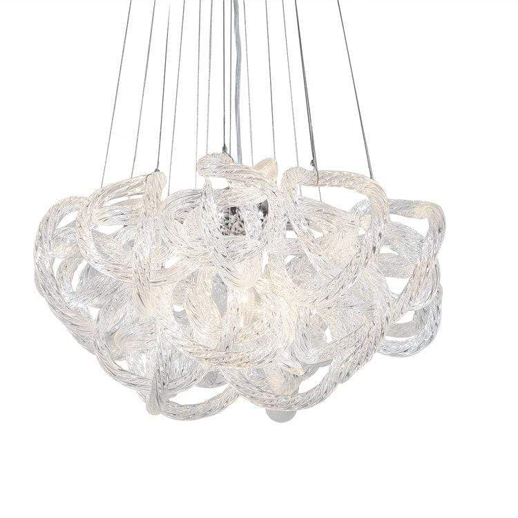 Infinity Chandelier - Clear 18"