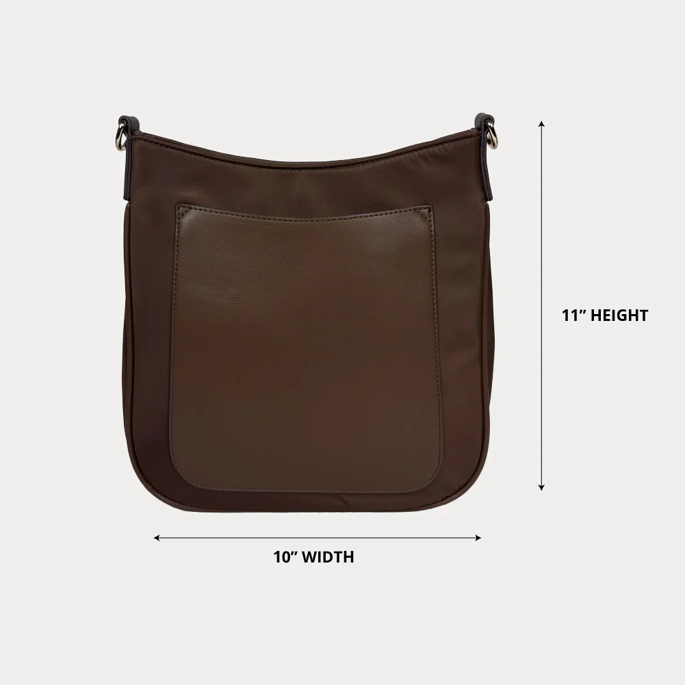 Ahdorned Jackie Nylon & Vegan Messenger - Image 7