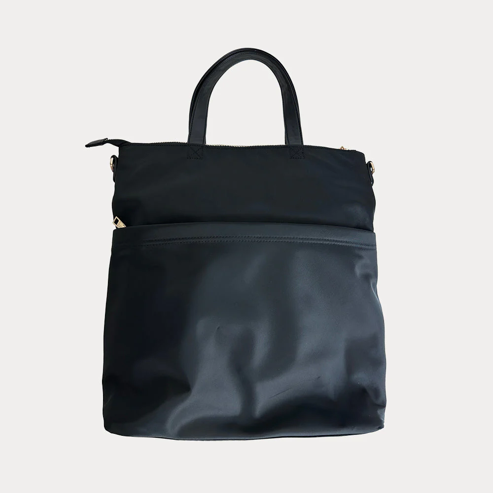 Ahdorned Jill Nylon & Vegan Leather North South Tote - Image 11