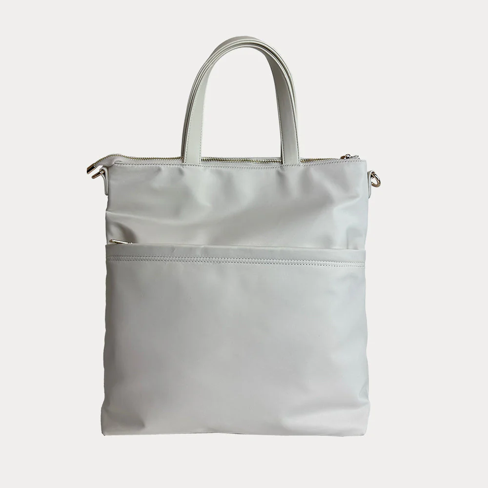 Ahdorned Jill Nylon & Vegan Leather North South Tote - Image 5