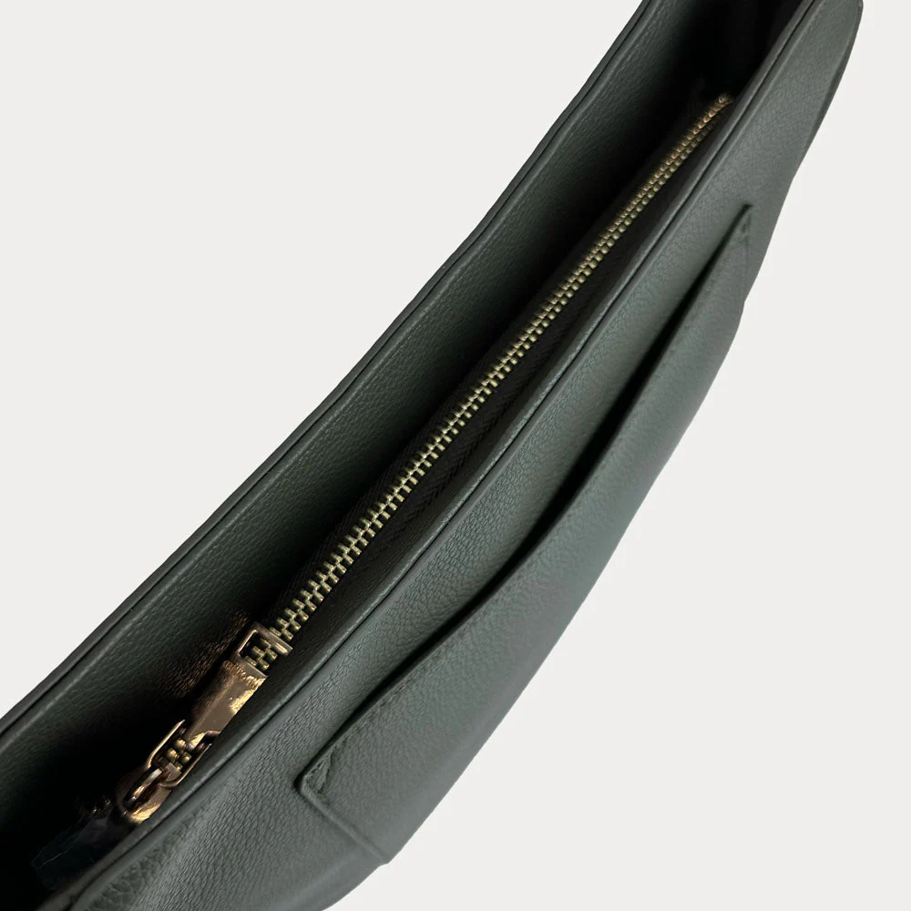 Ahdorned Maxine Vegan Pebble Leather Messenger - Image 15