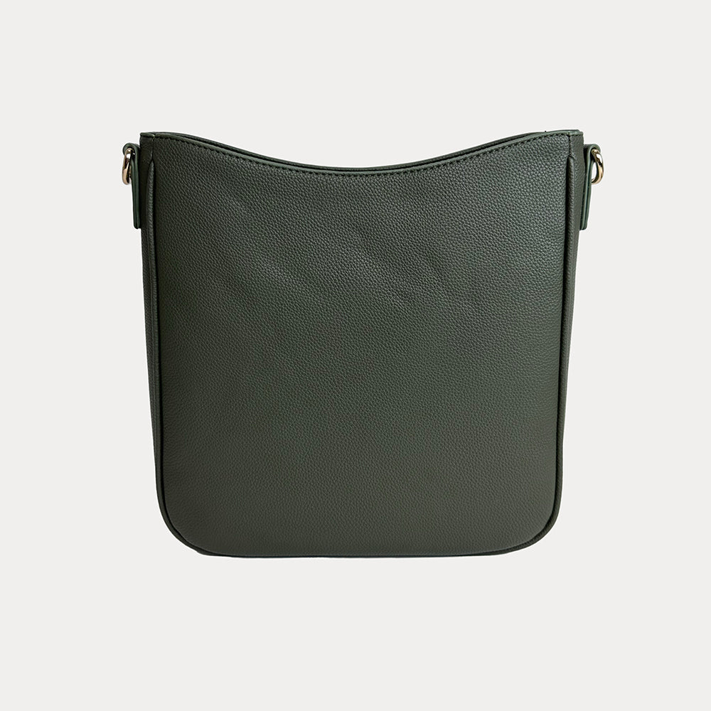 Ahdorned Maxine Vegan Pebble Leather Messenger - Image 17