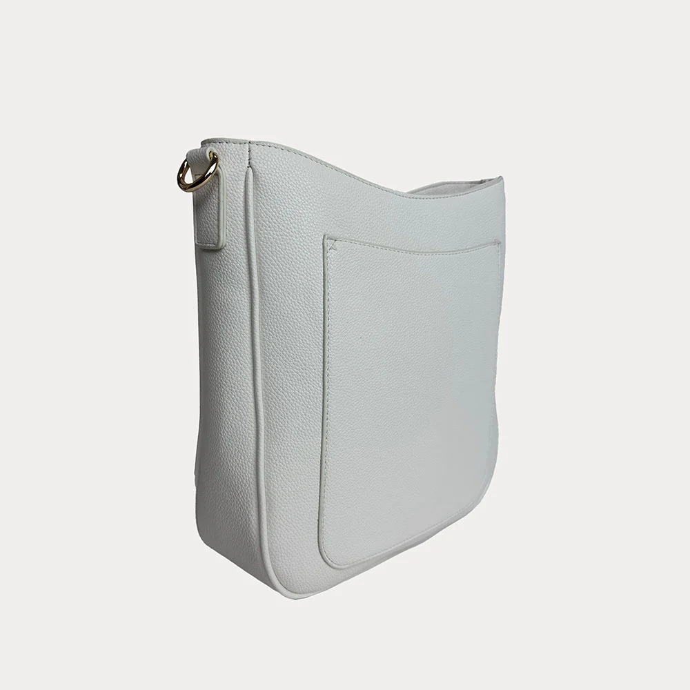 Ahdorned Maxine Vegan Pebble Leather Messenger - Image 19
