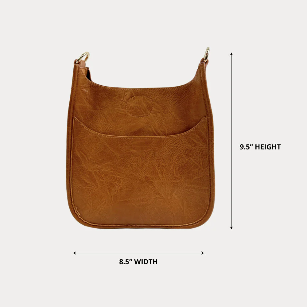 Ahdorned Mini Vegan Leather Messenger - Image 9