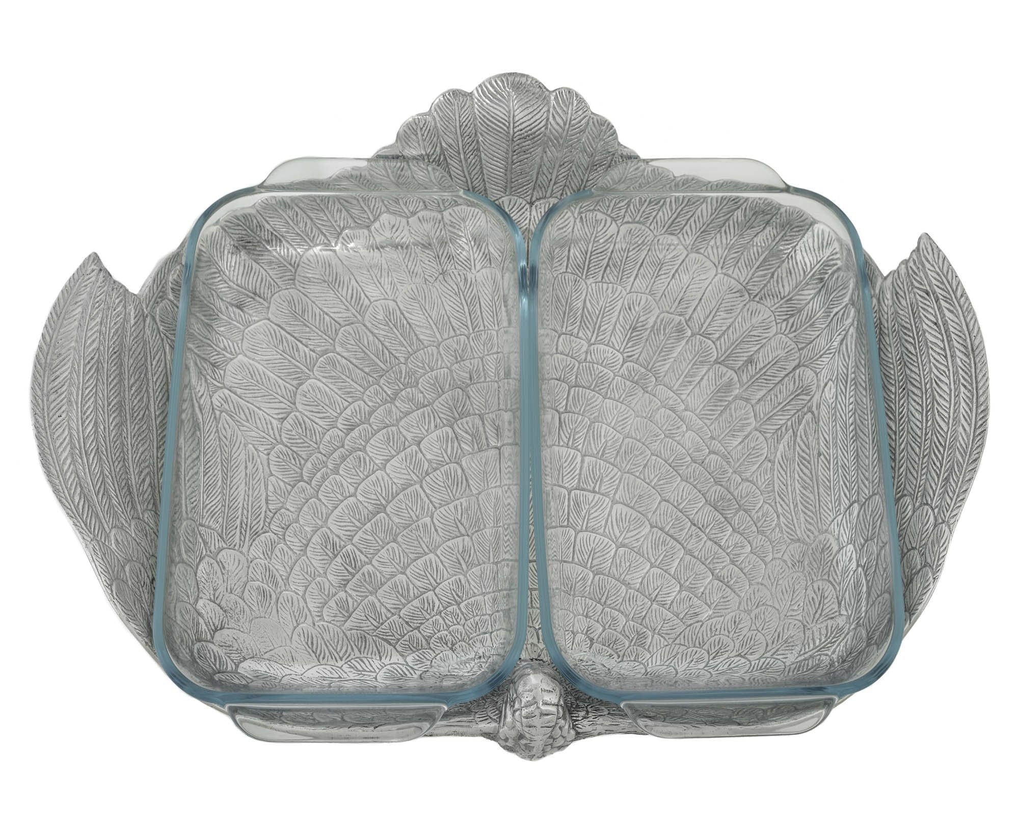 Arthur Court 2Qt Double Base Turkey Casserole Holder - Image 3