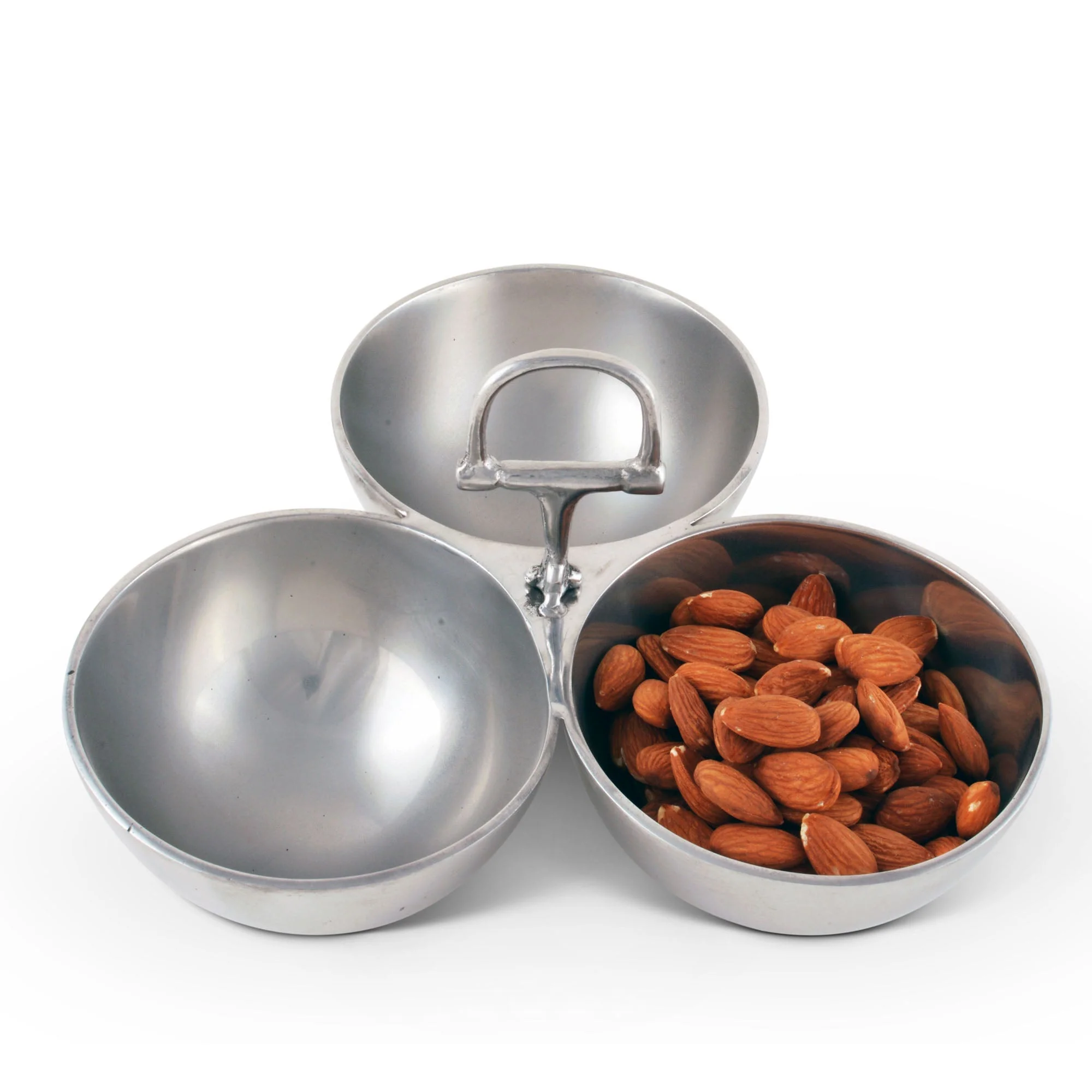 Arthur Court 3 Nut Bowl - Equestrian Bit - Image 2
