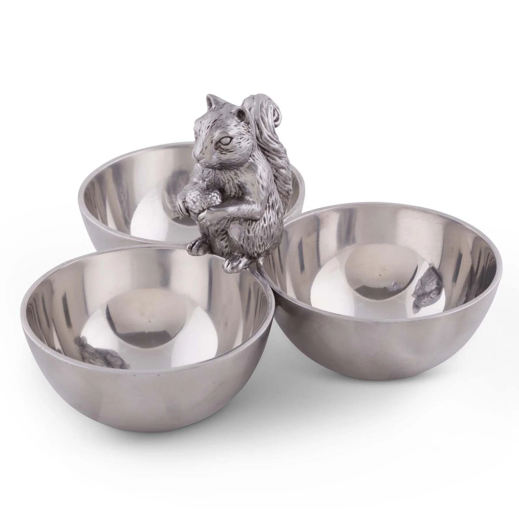Arthur Court 3 Nut Bowl - Squirrel - Image 2