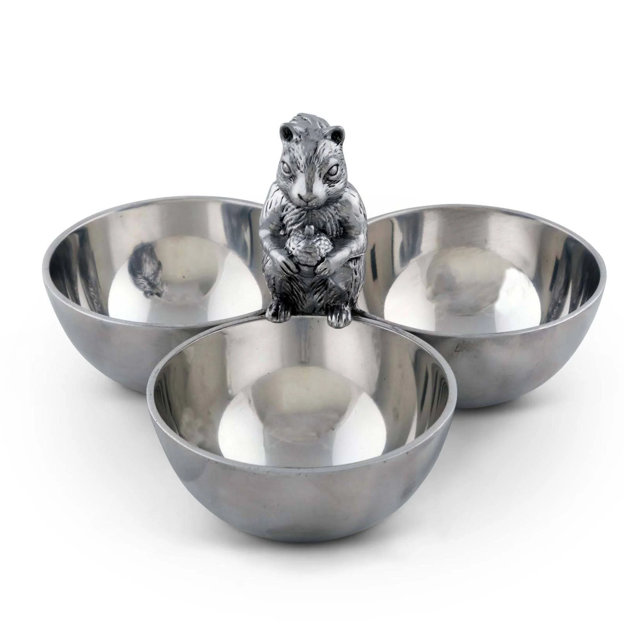Arthur Court 3 Nut Bowl - Squirrel - Image 3