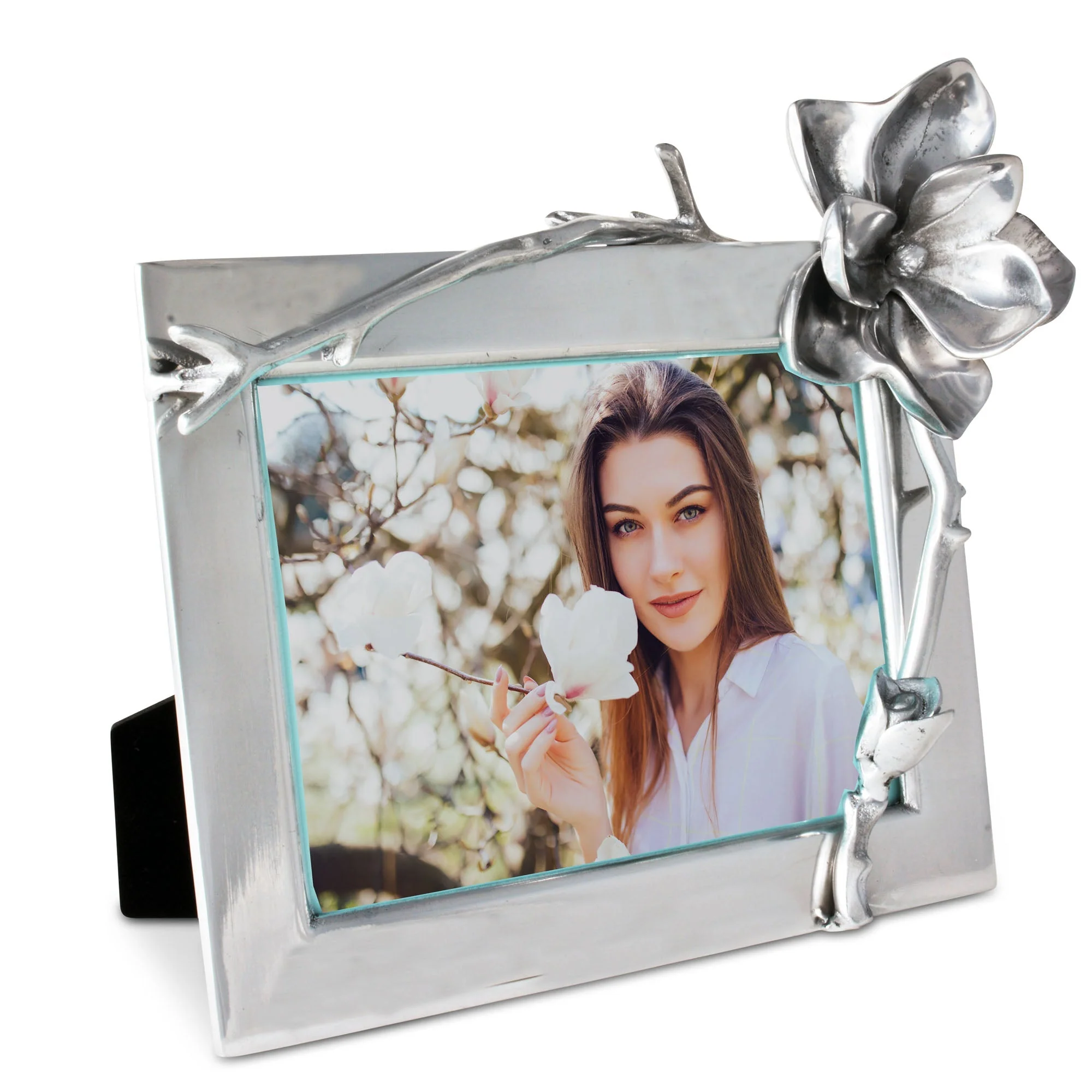 Arthur Court 4 inches x 6 inches  Photo Frame - Magnolia Blossom