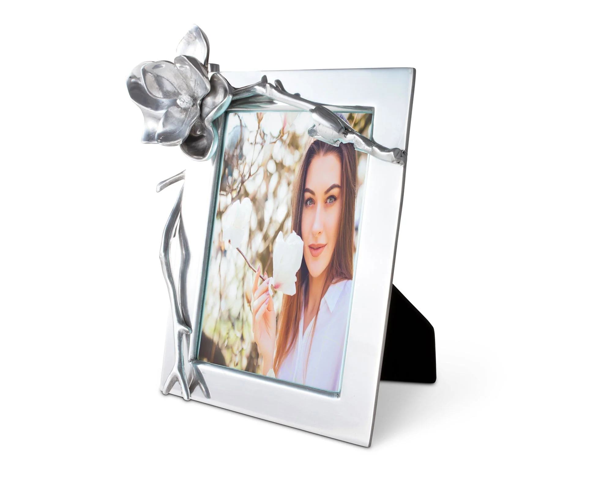Arthur Court 4 inches x 6 inches  Photo Frame - Magnolia Blossom - Image 2