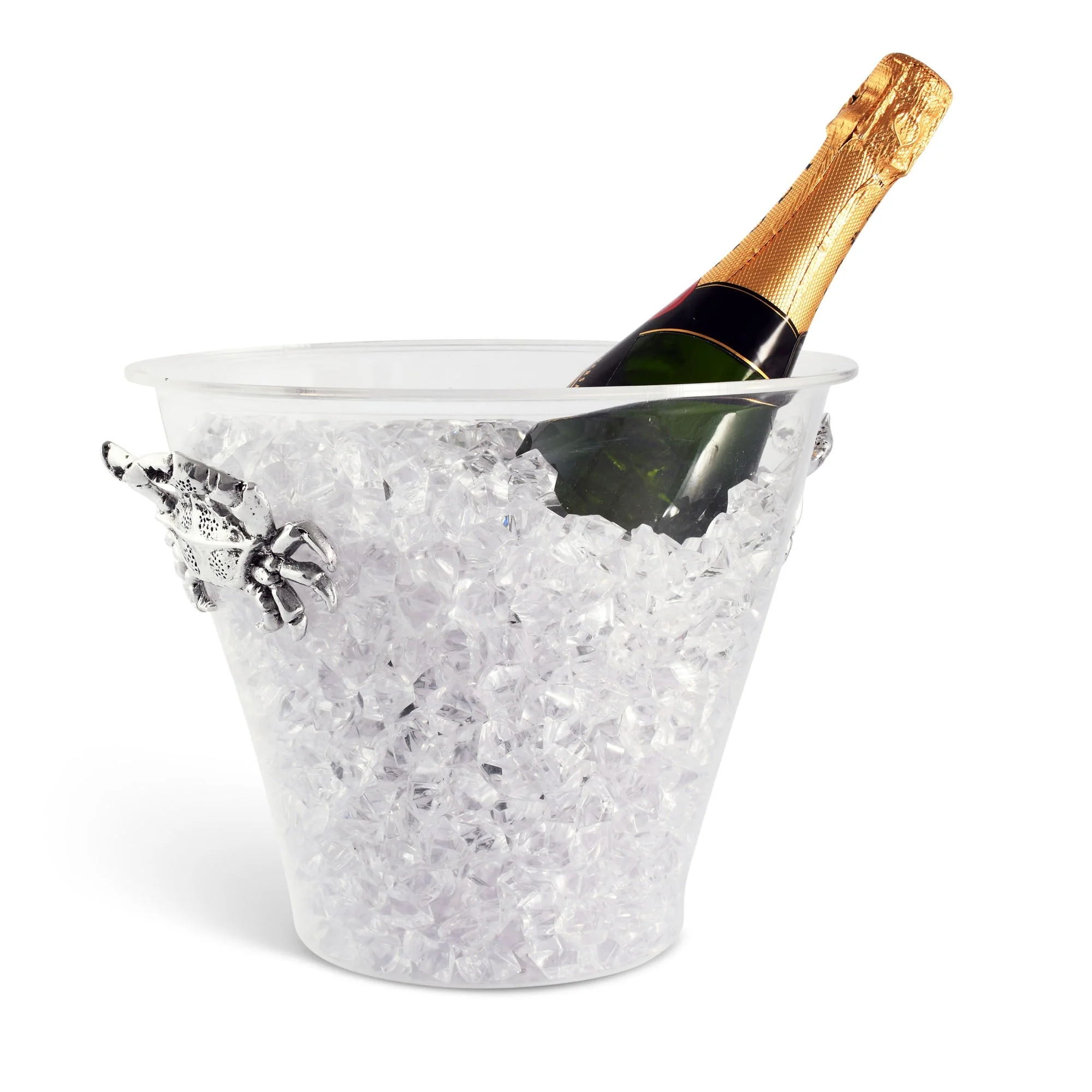 Arthur Court Acrylic Ice Bucket - Crab