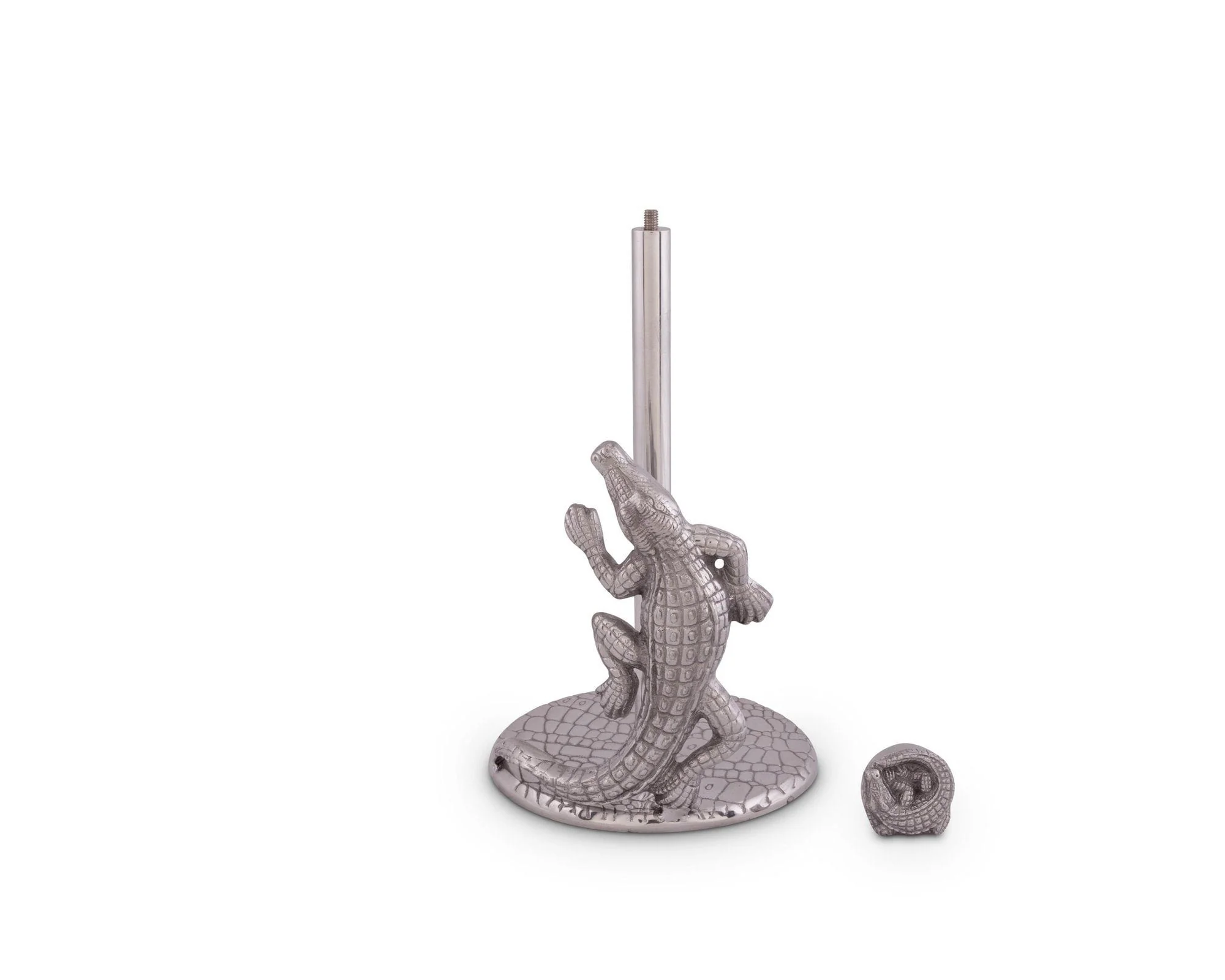 Arthur Court Alligator Paper Towel Holder - Image 3