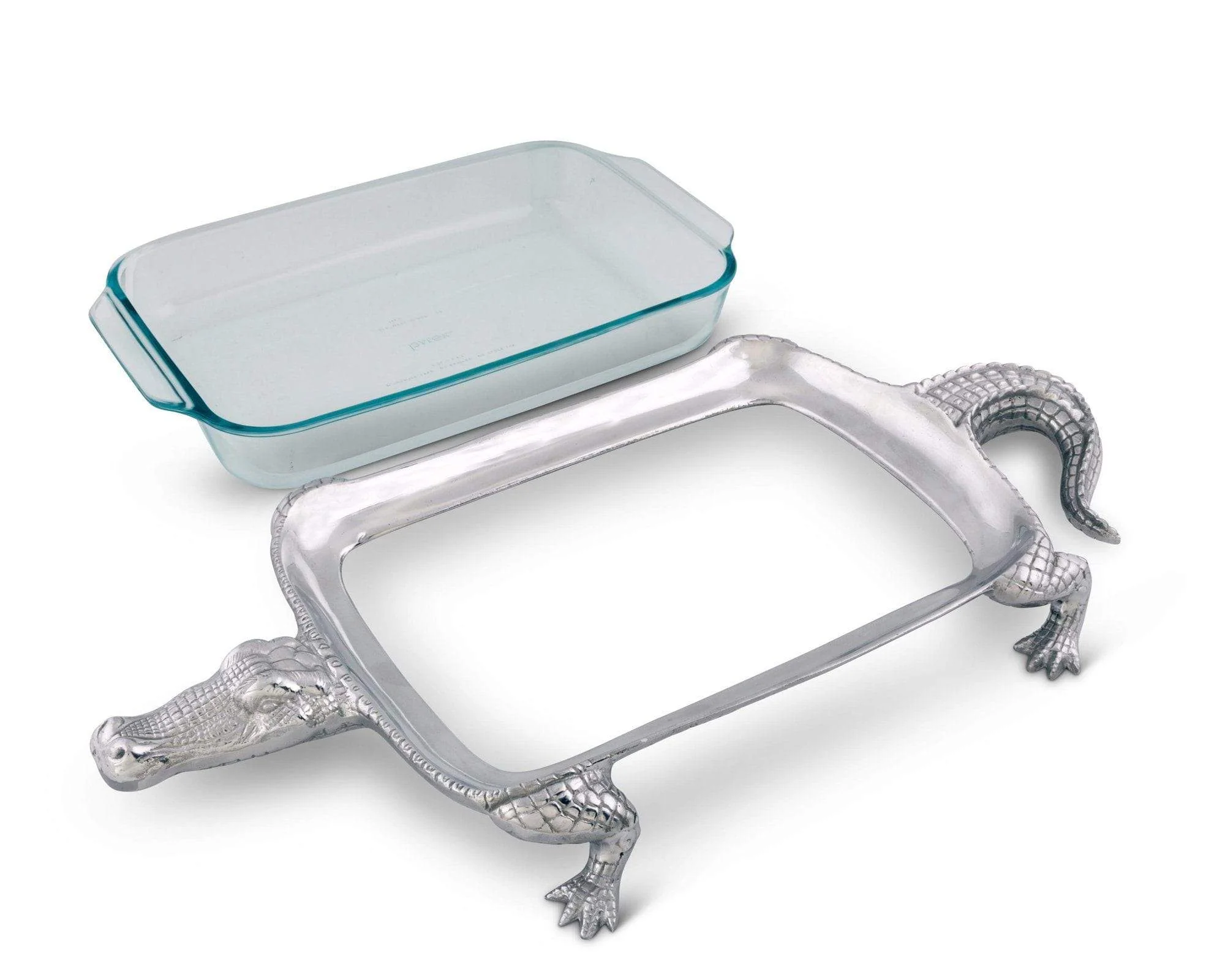 Arthur Court Alligator Pyrex Holder 3qt - Image 3
