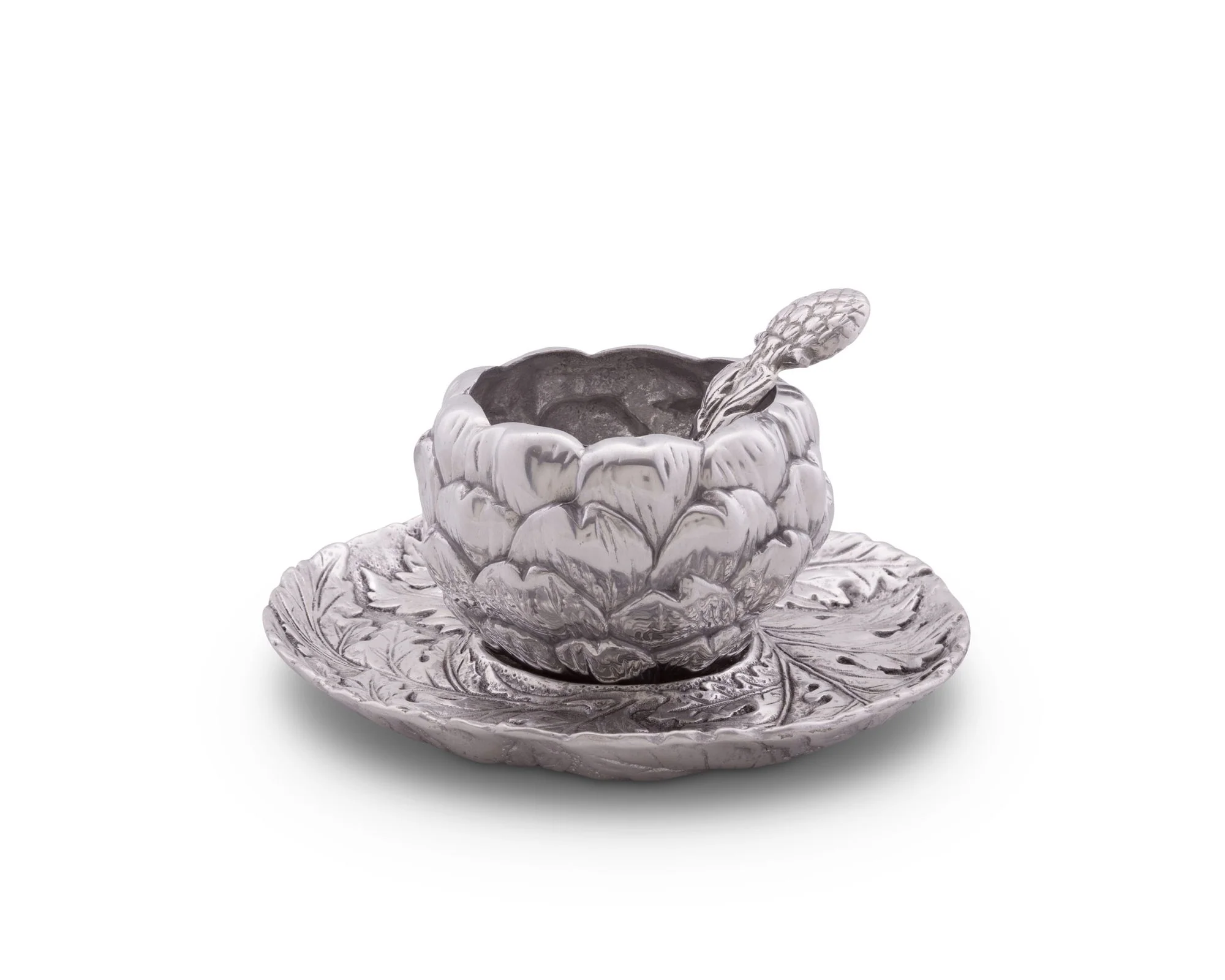 Arthur Court Artichoke Condiment Set 3 Piece - Image 4