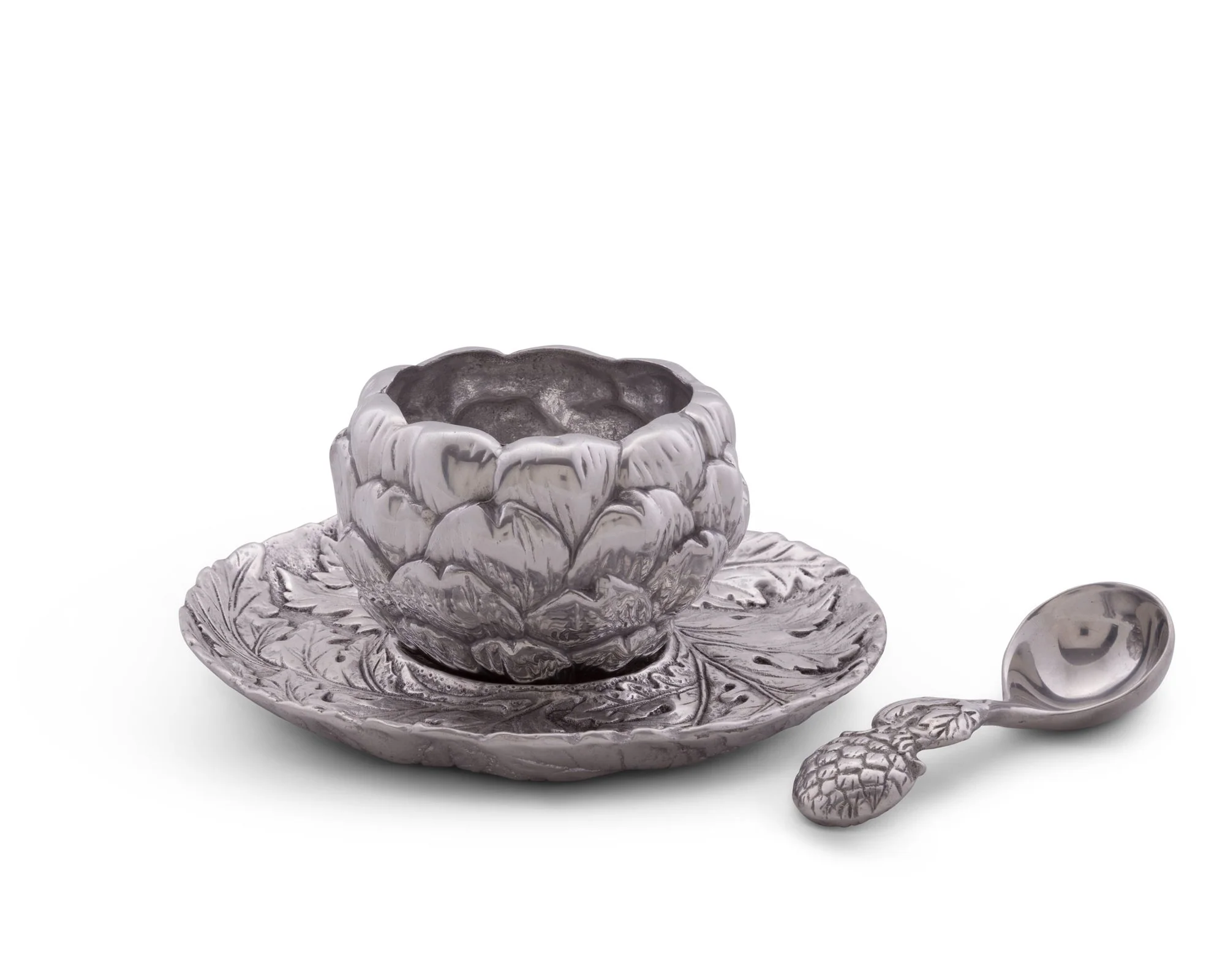 Arthur Court Artichoke Condiment Set 3 Piece - Image 5