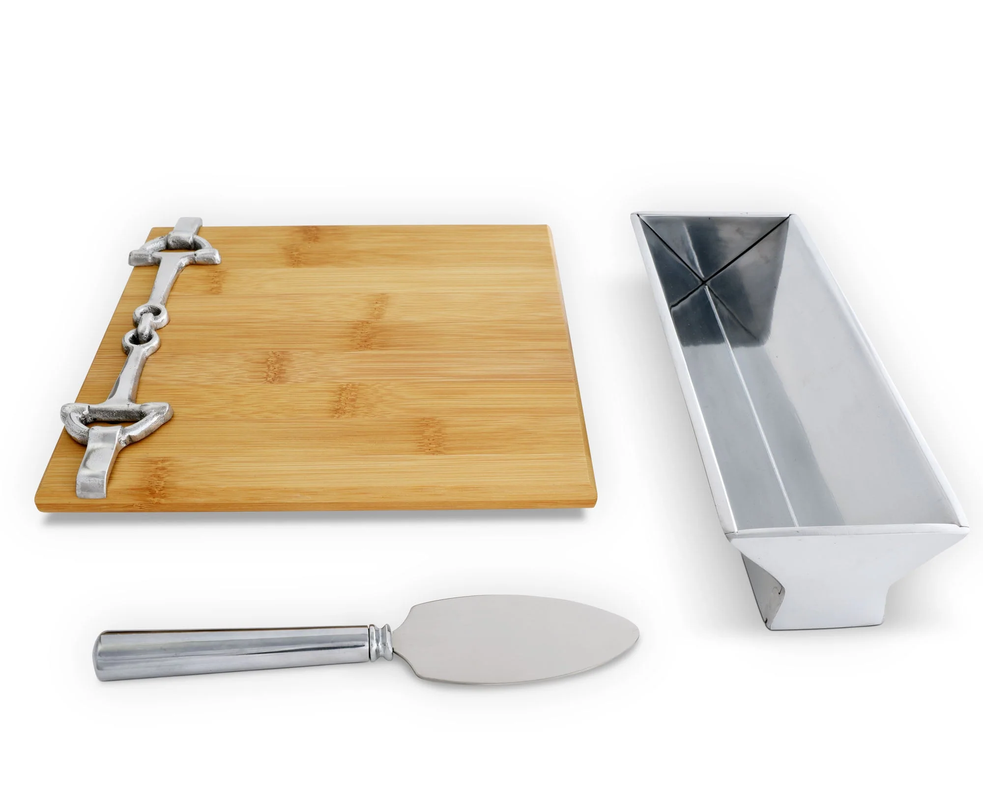 Arthur Court Bamboo Cheese Set - Equestrian - Image 2
