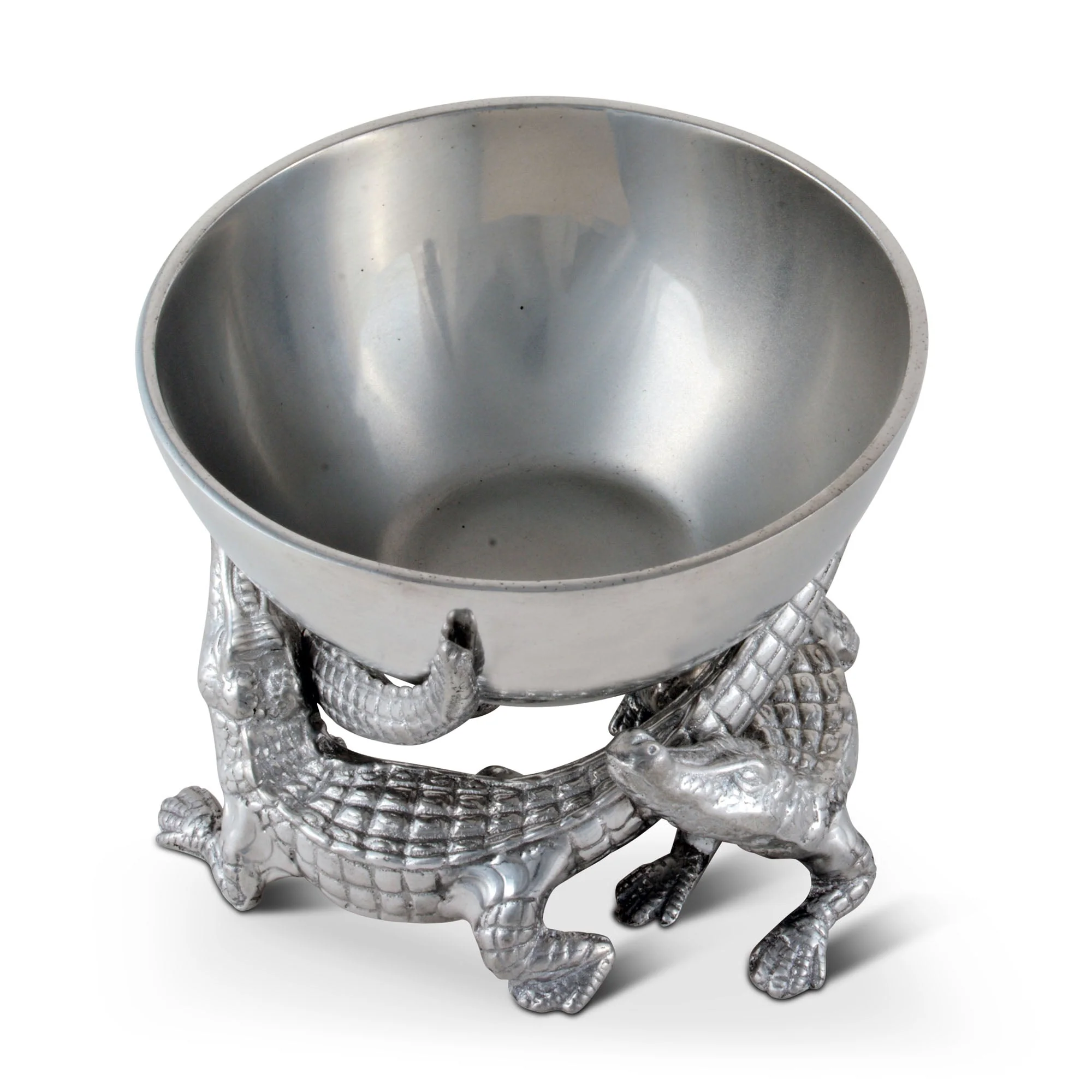 Arthur Court Bowl Elevated 5.5 inches  - Alligator - Image 2