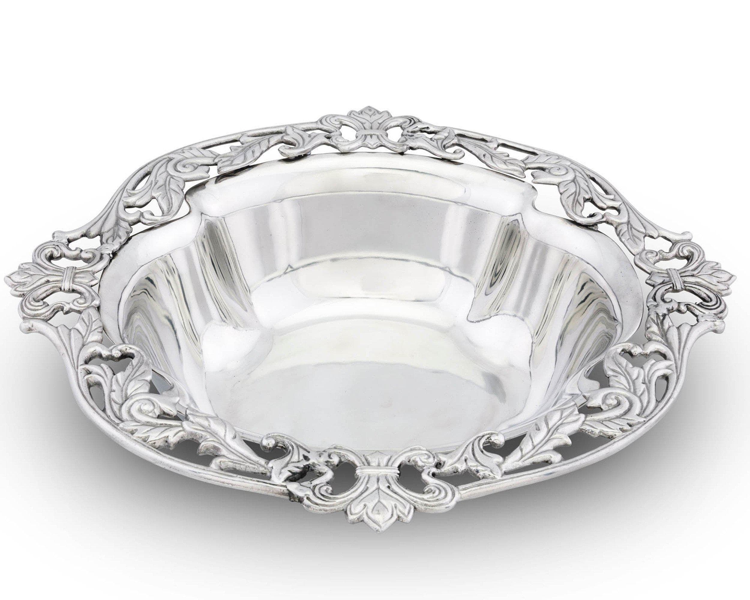 Arthur Court Bowl - Fleur-de-Lis Acanthus