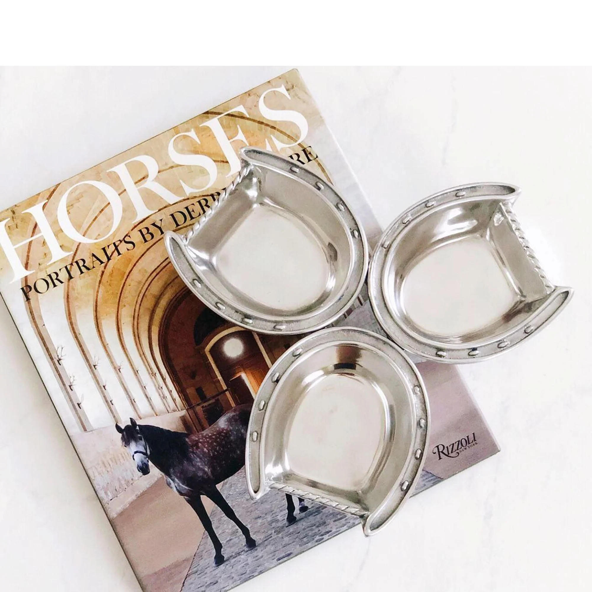 Arthur Court Bowl - Horseshoe 3-Bowl - Image 5