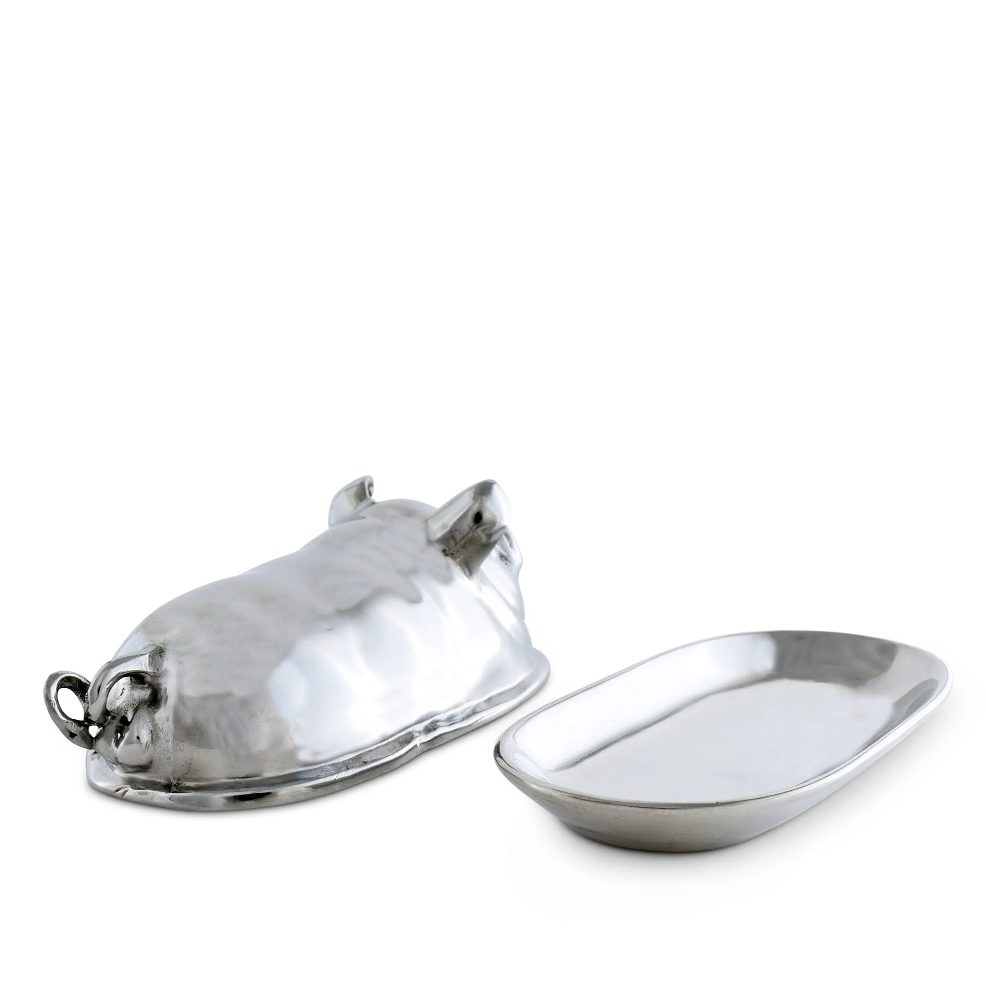 Arthur Court Butter Dish - Pig - Image 5