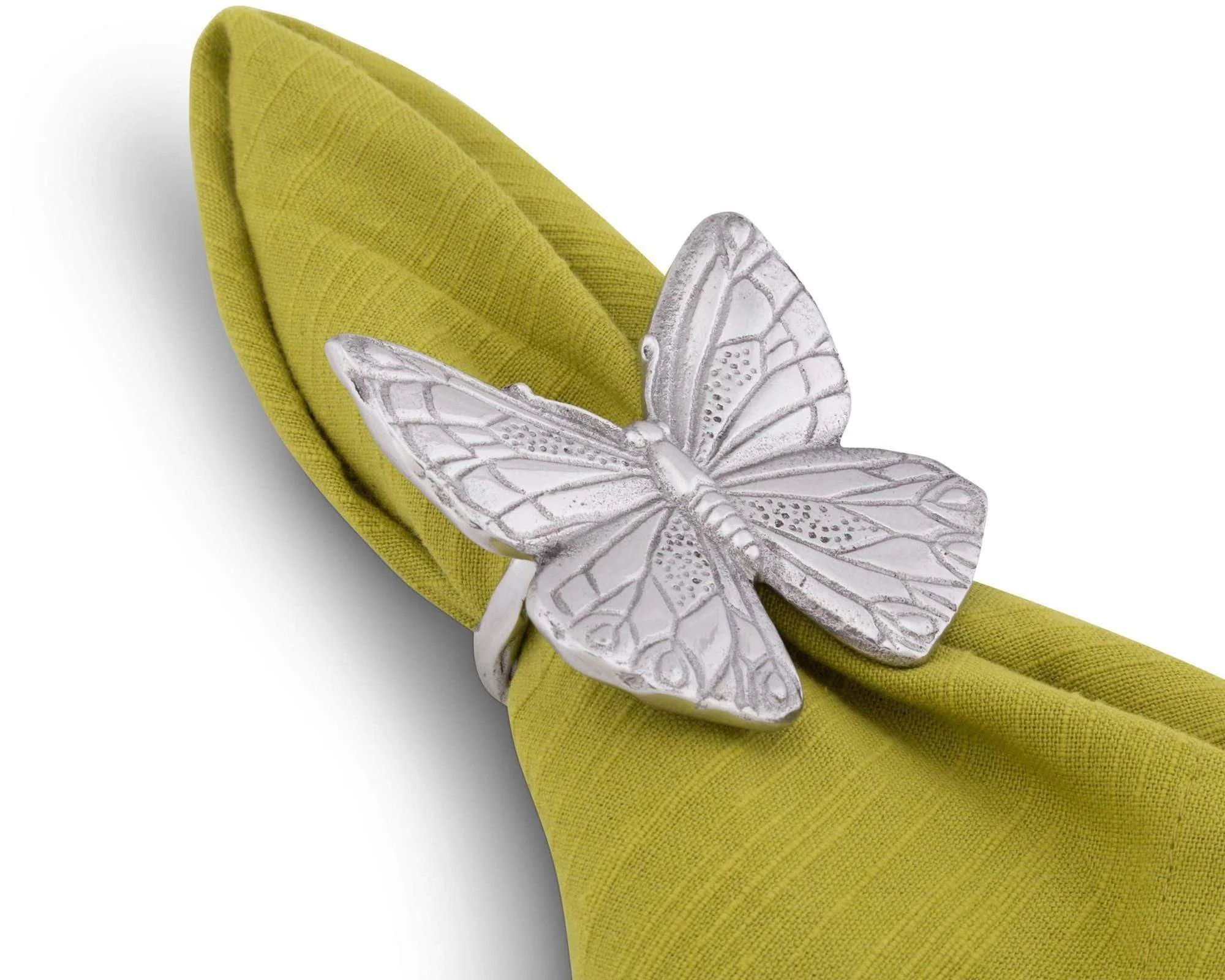 Arthur Court Butterfly And Flower Napkin Rings - Image 6