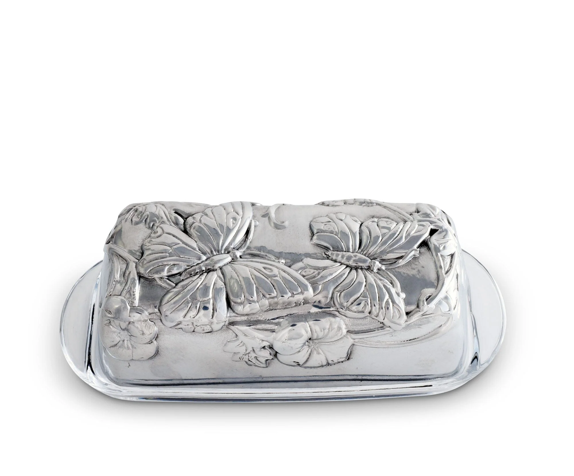 Arthur Court Butterfly Butter Dish - Image 2