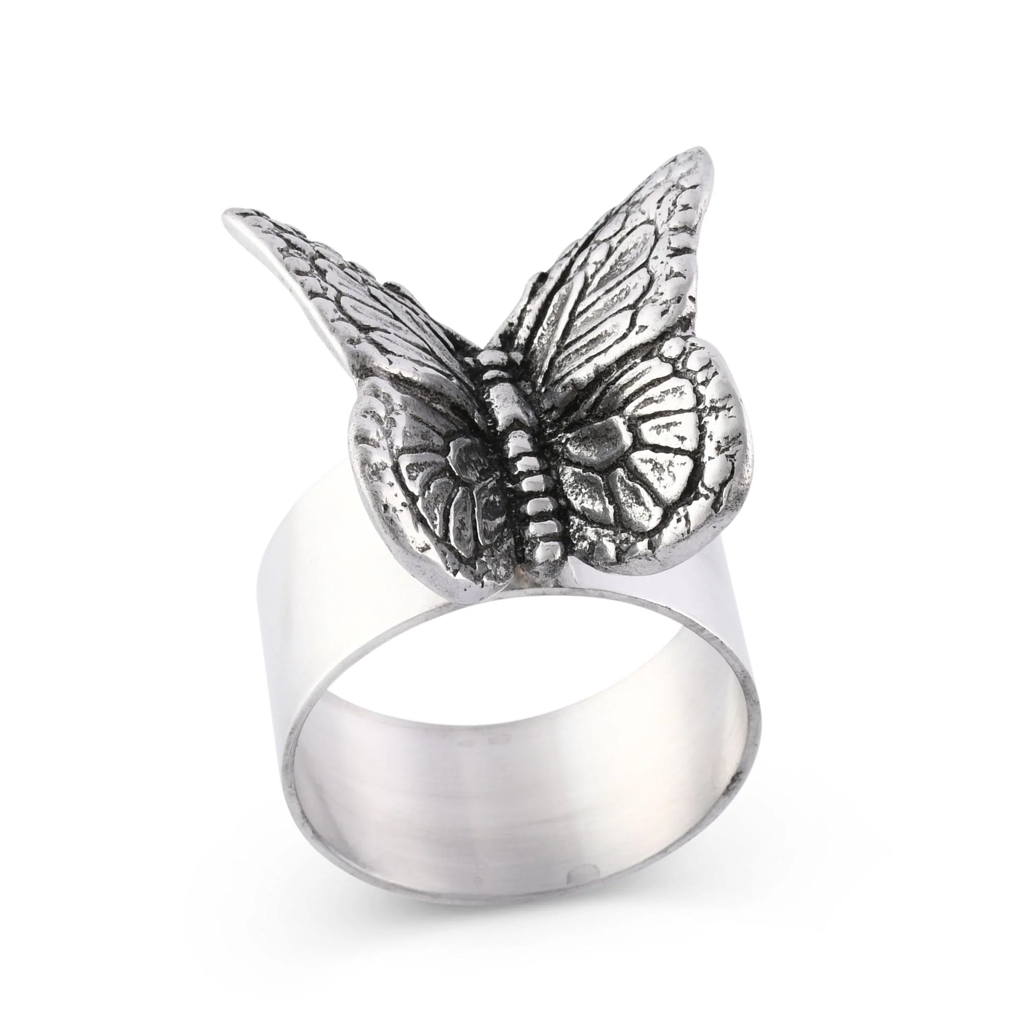 Arthur Court Butterfly Napkin Rings - set of 4 - Image 2