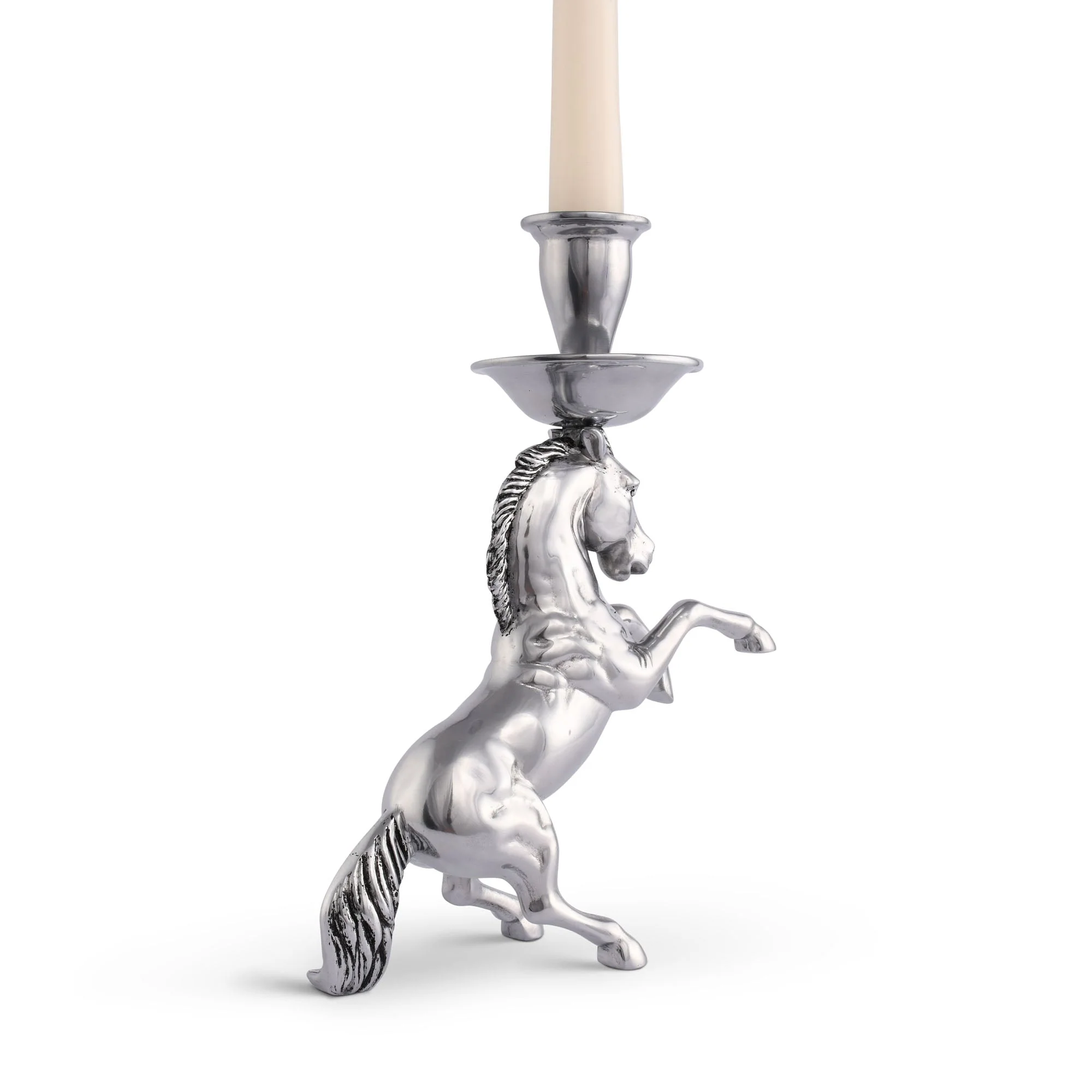 Arthur Court Candle Holder - Rearing Horse - Image 2
