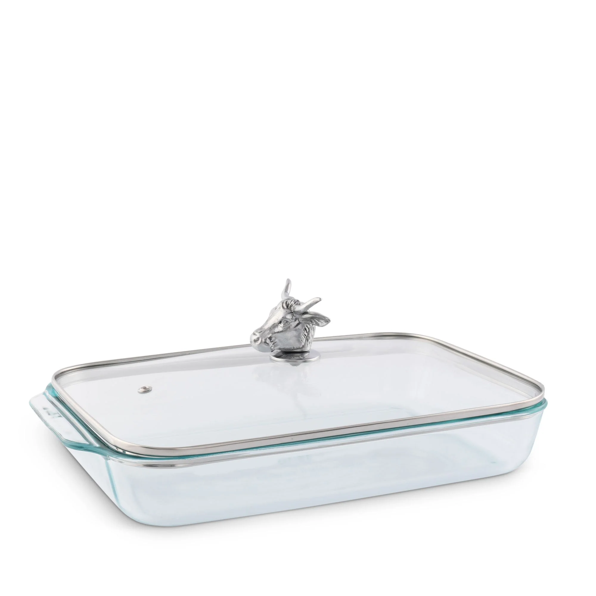 Arthur Court Casserole Dish with Lid - Bull