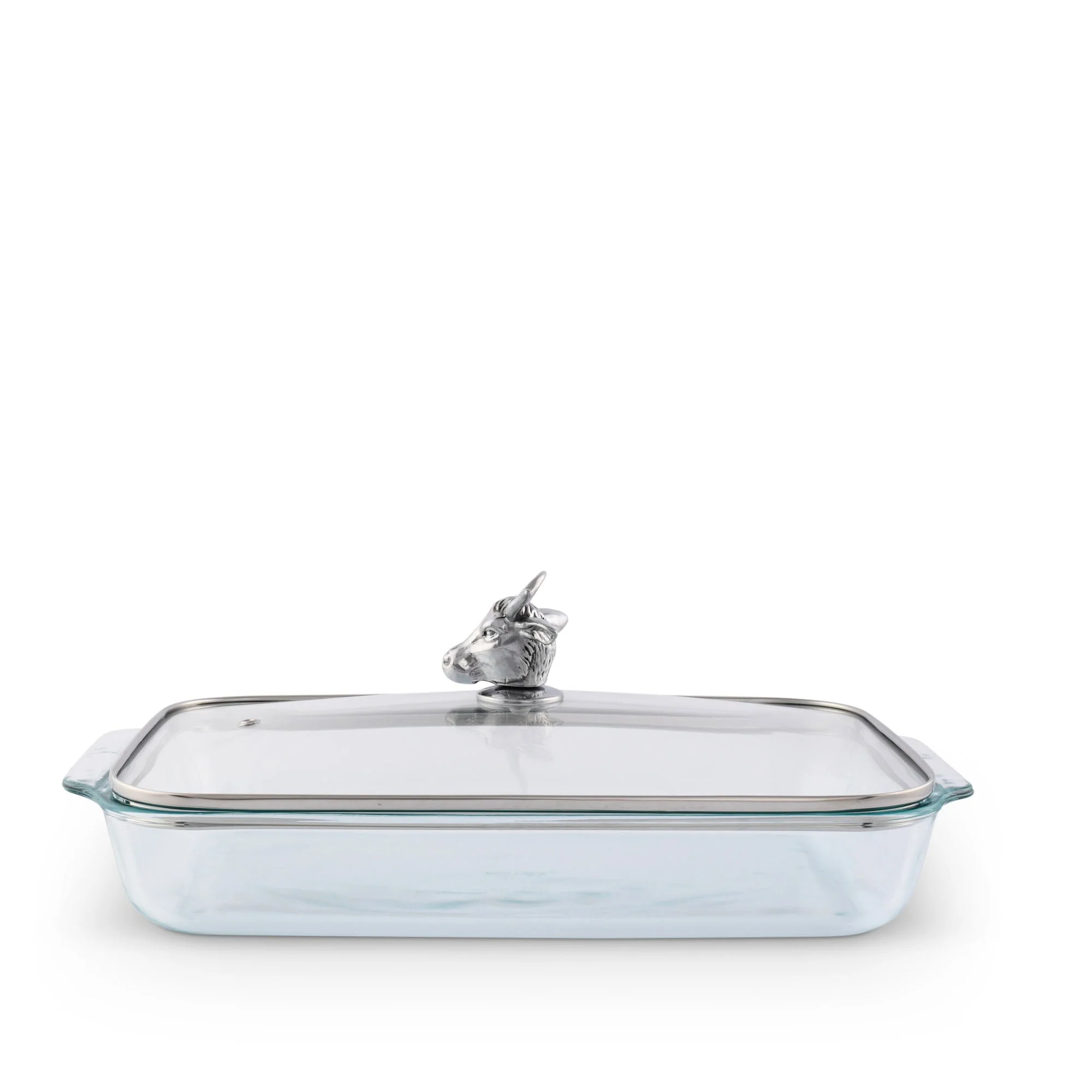 Arthur Court Casserole Dish with Lid - Bull - Image 3