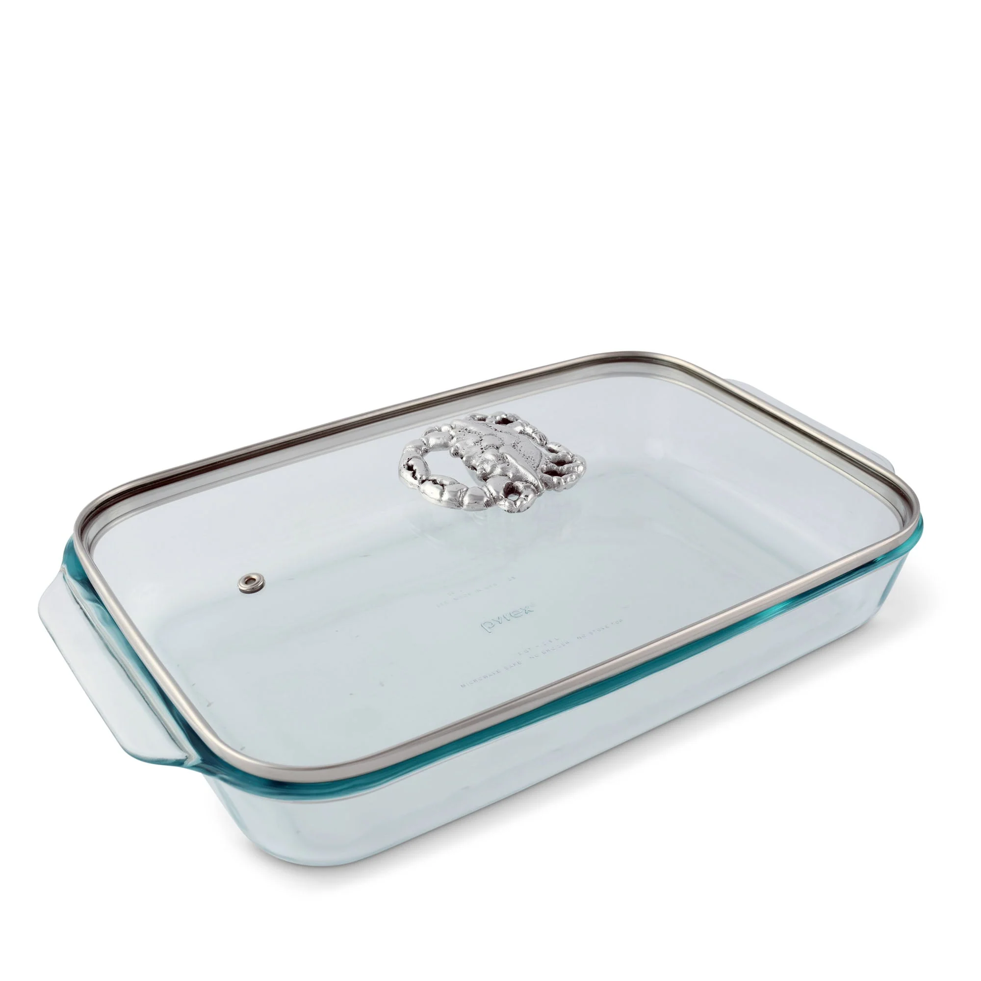Arthur Court Casserole Dish with Lid - Crab