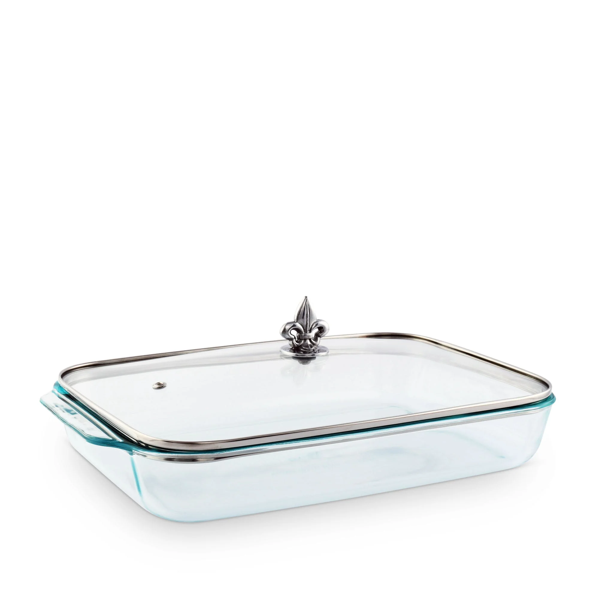 Arthur Court Casserole Dish with Lid - Fleur-de-Lis
