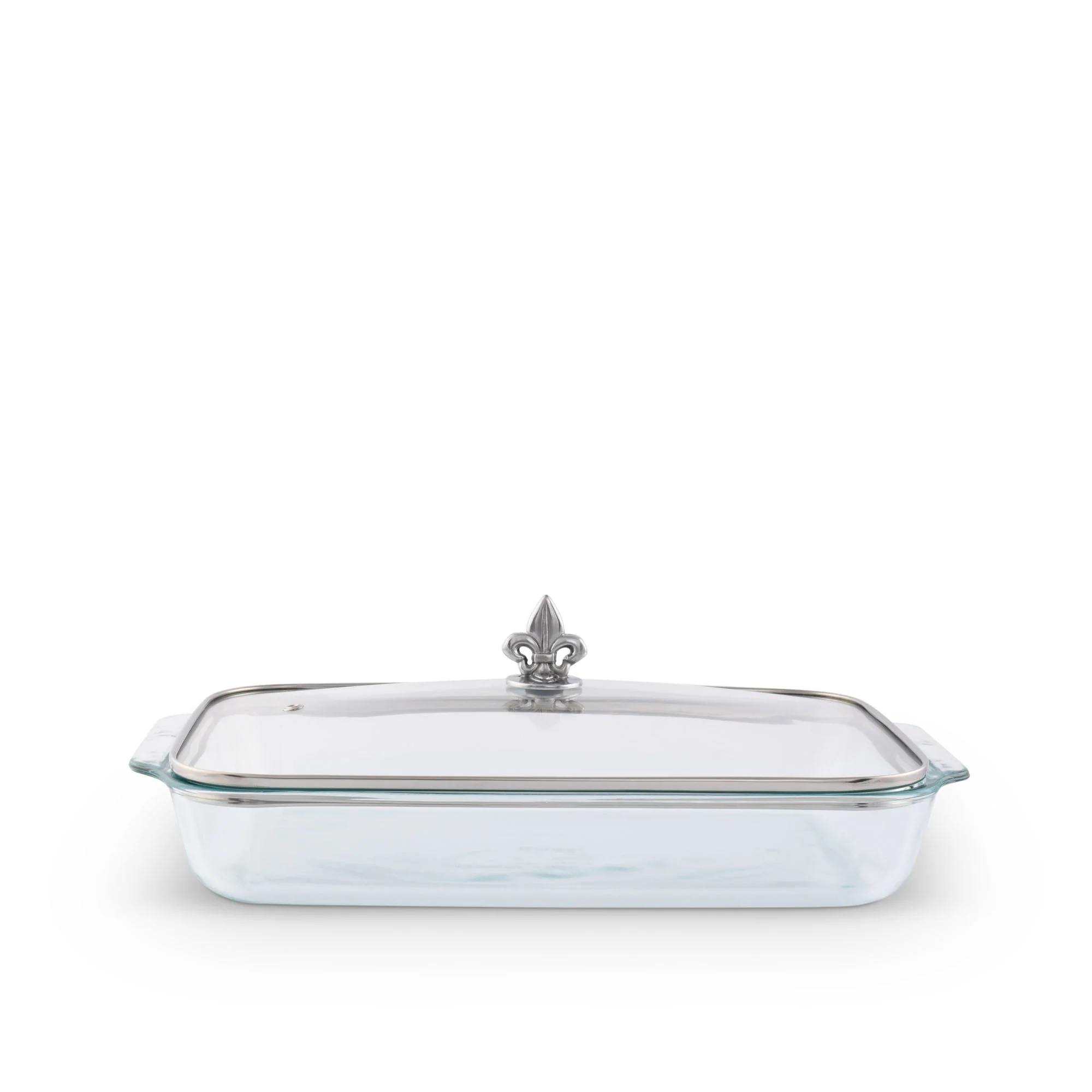 Arthur Court Casserole Dish with Lid - Fleur-de-Lis - Image 3