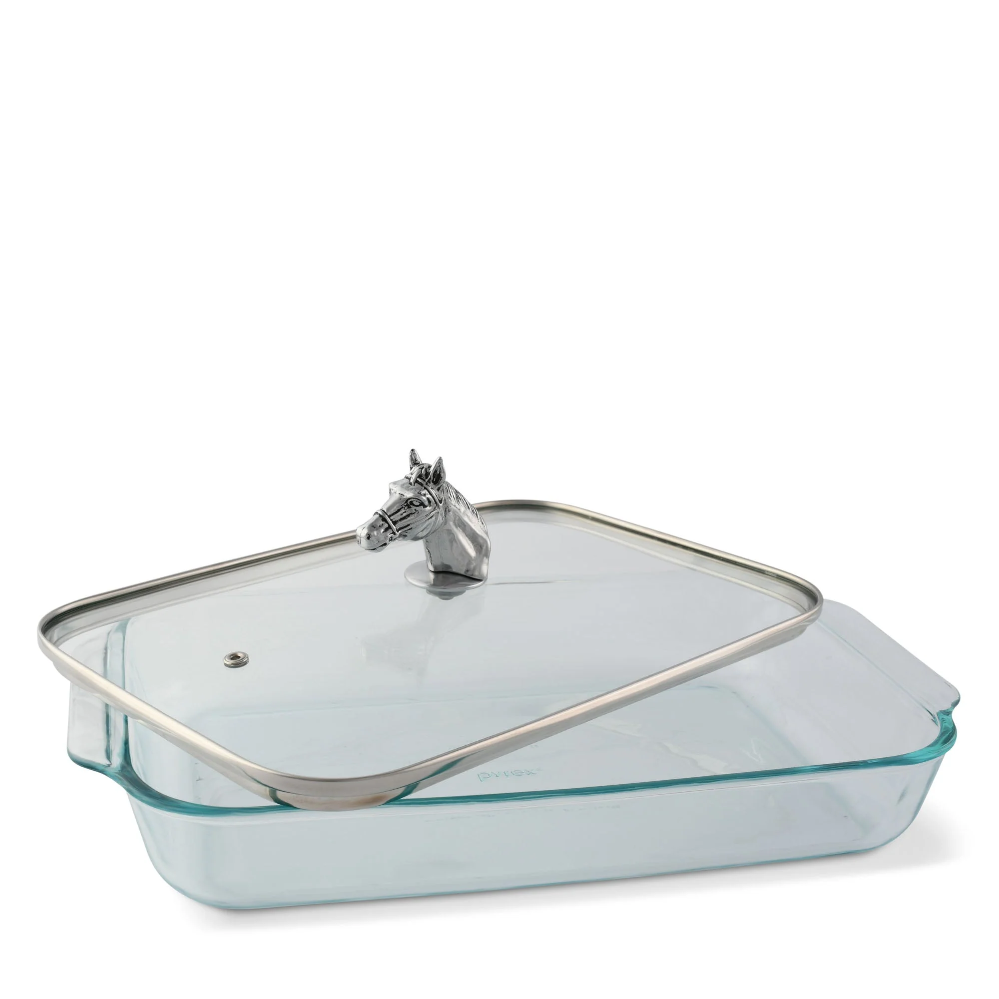 Arthur Court Casserole Dish with Lid - Horse Head - Image 2