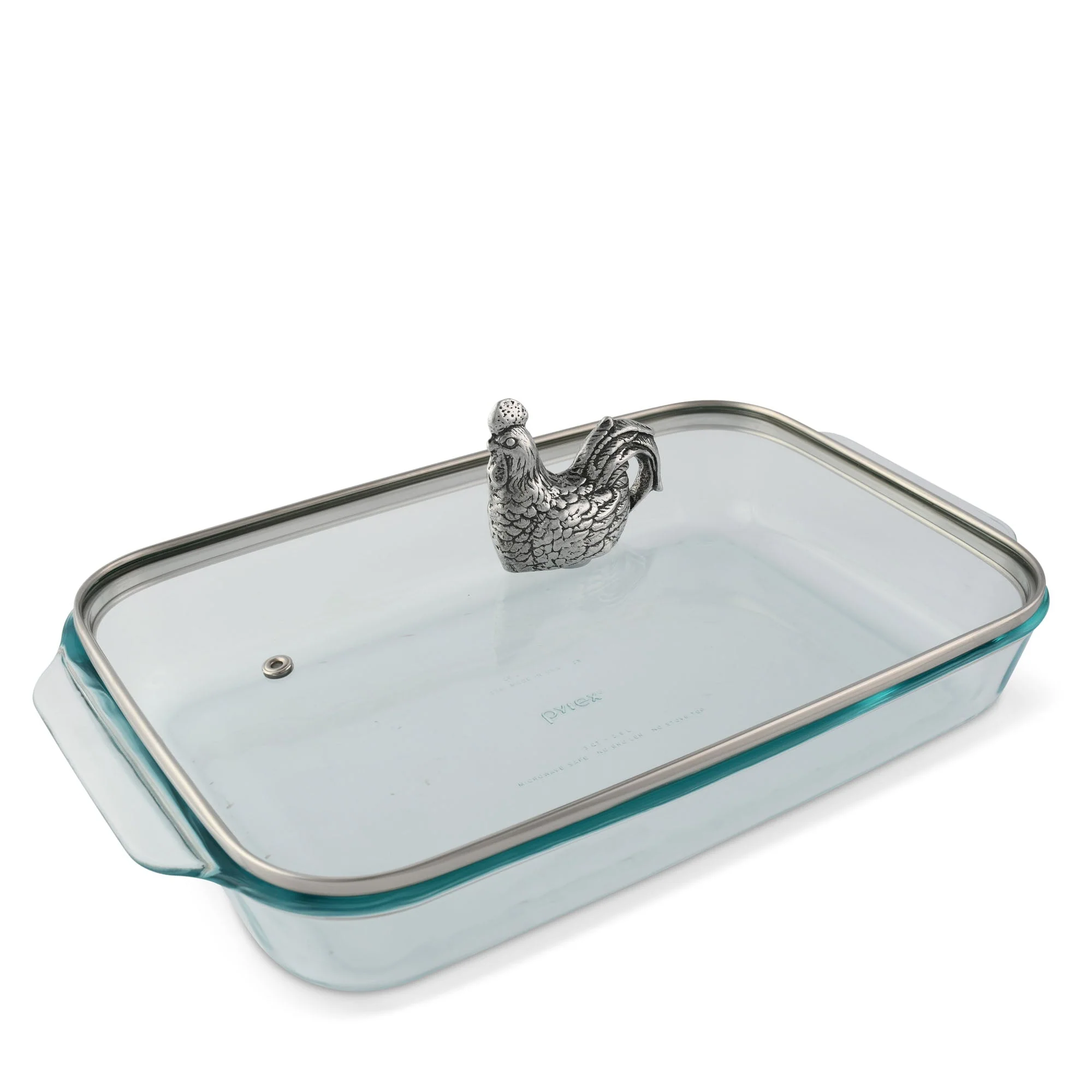Arthur Court Casserole Dish with Lid - Rooster