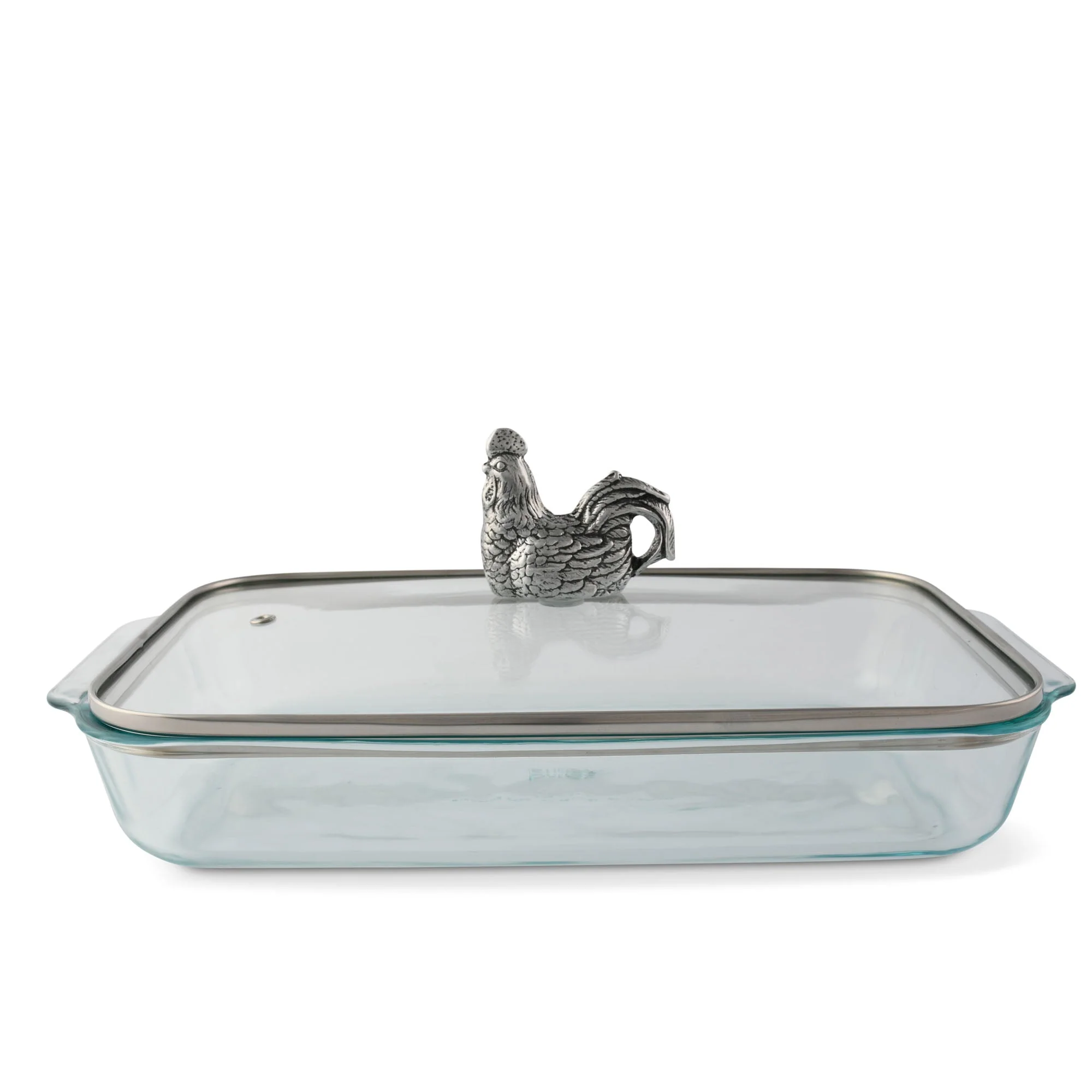 Arthur Court Casserole Dish with Lid - Rooster - Image 3