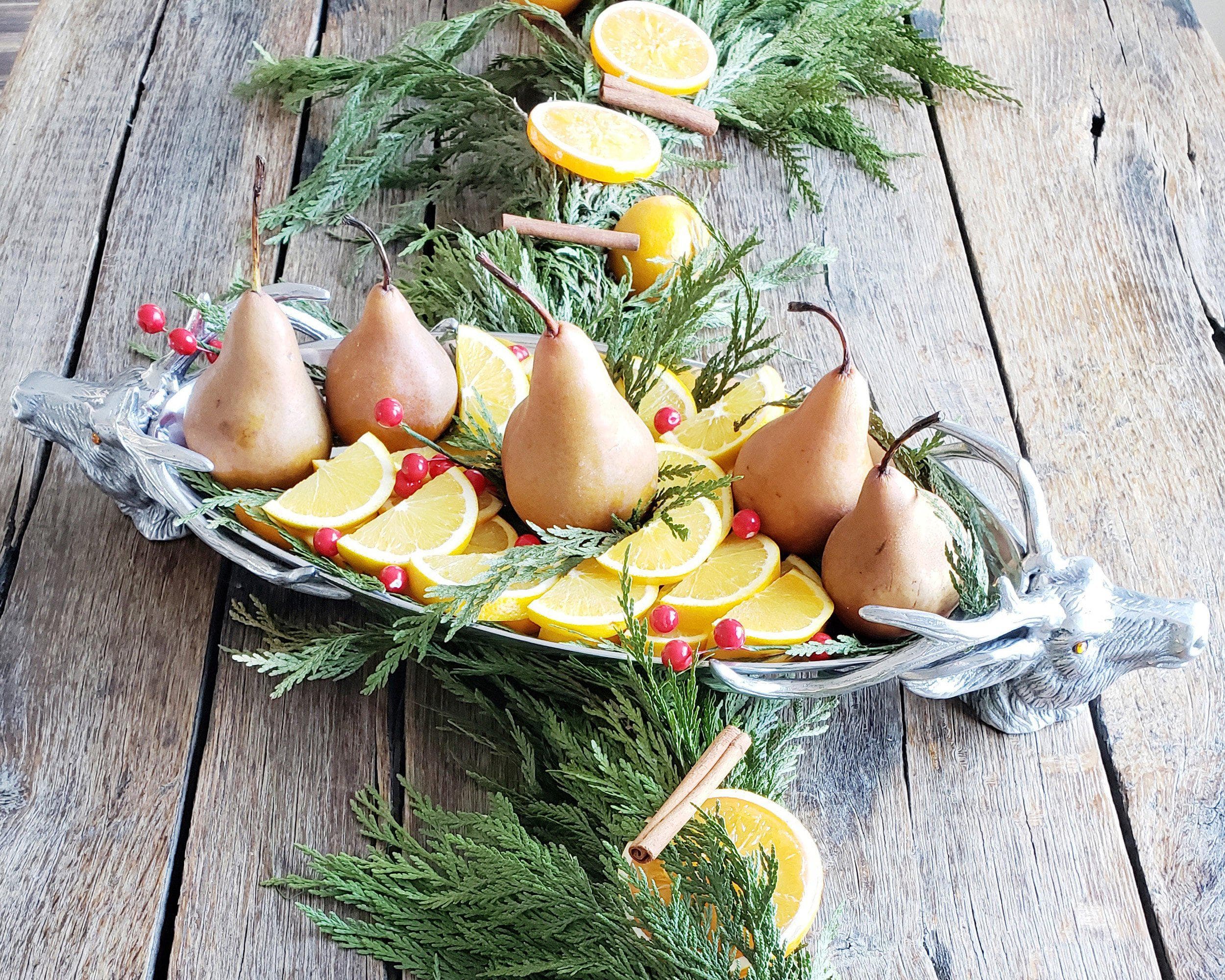 Arthur Court Centerpiece Tray - Deer Head