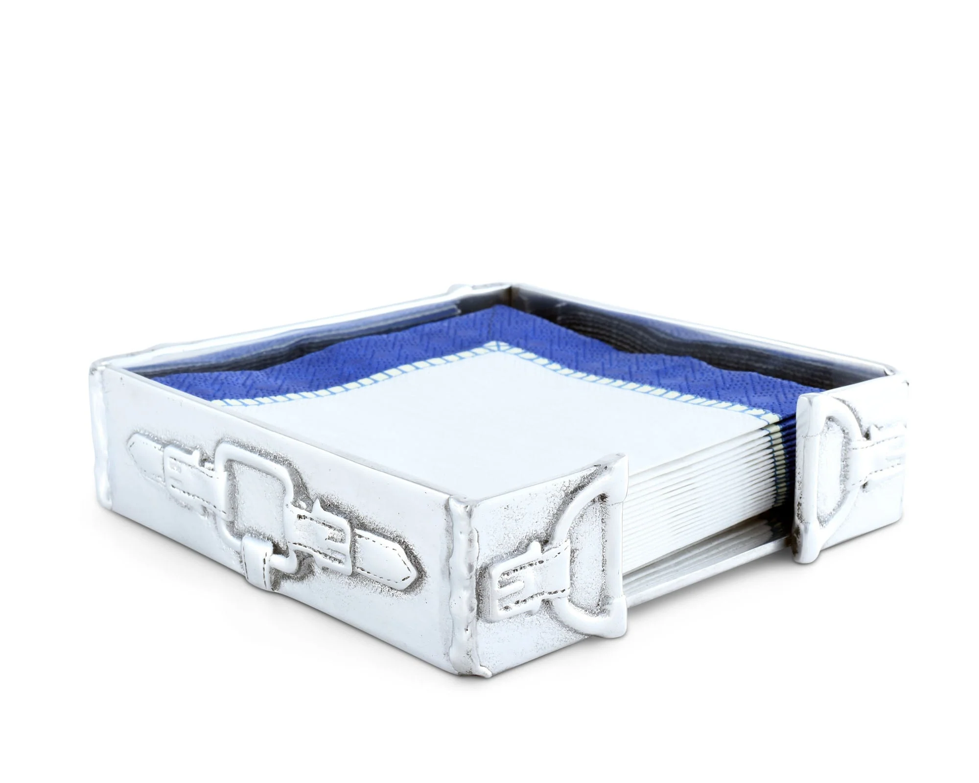 Arthur Court Cocktail Napkin Box - Equestrian - Image 3