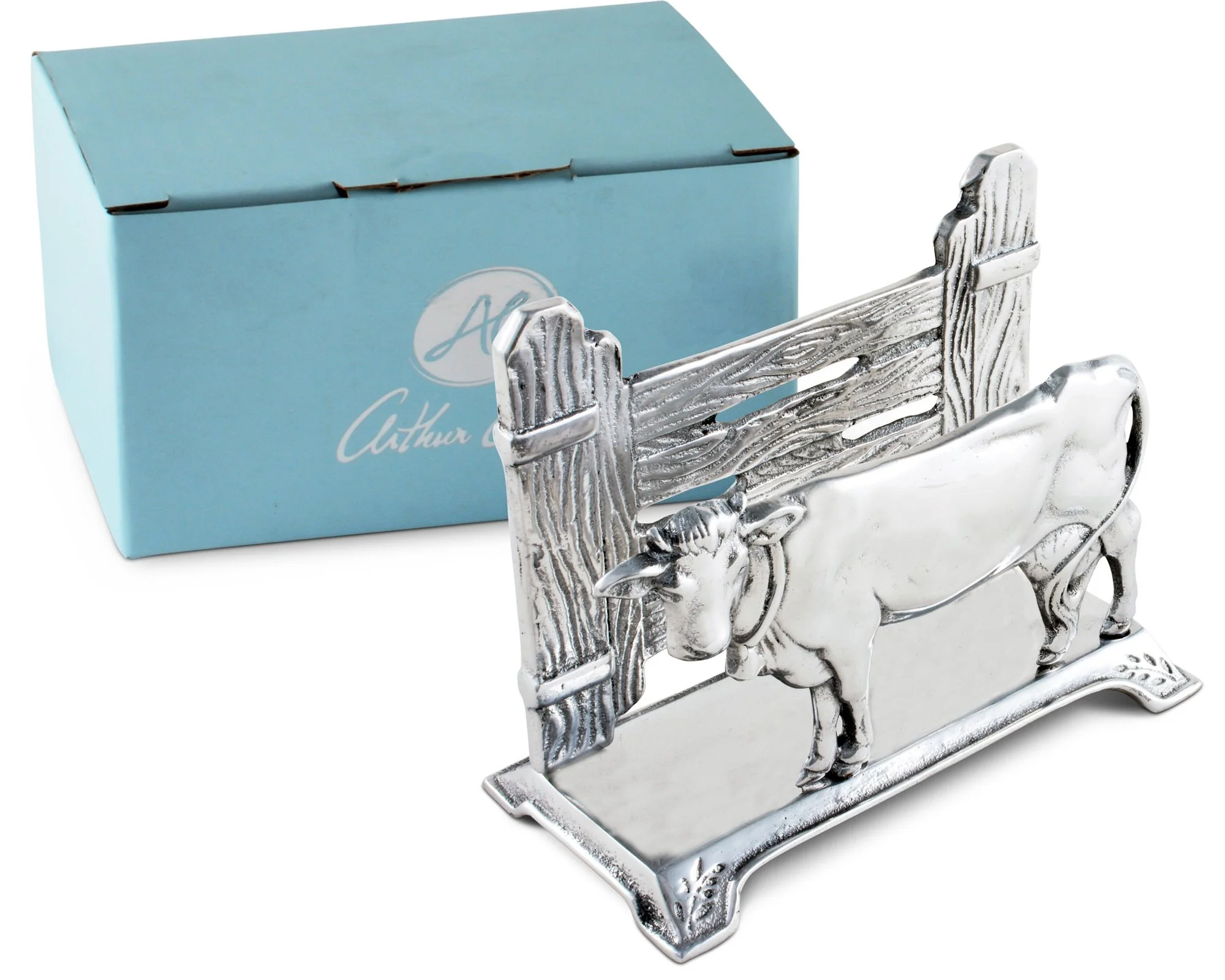 Arthur Court Cow Napkin Holder - Image 3