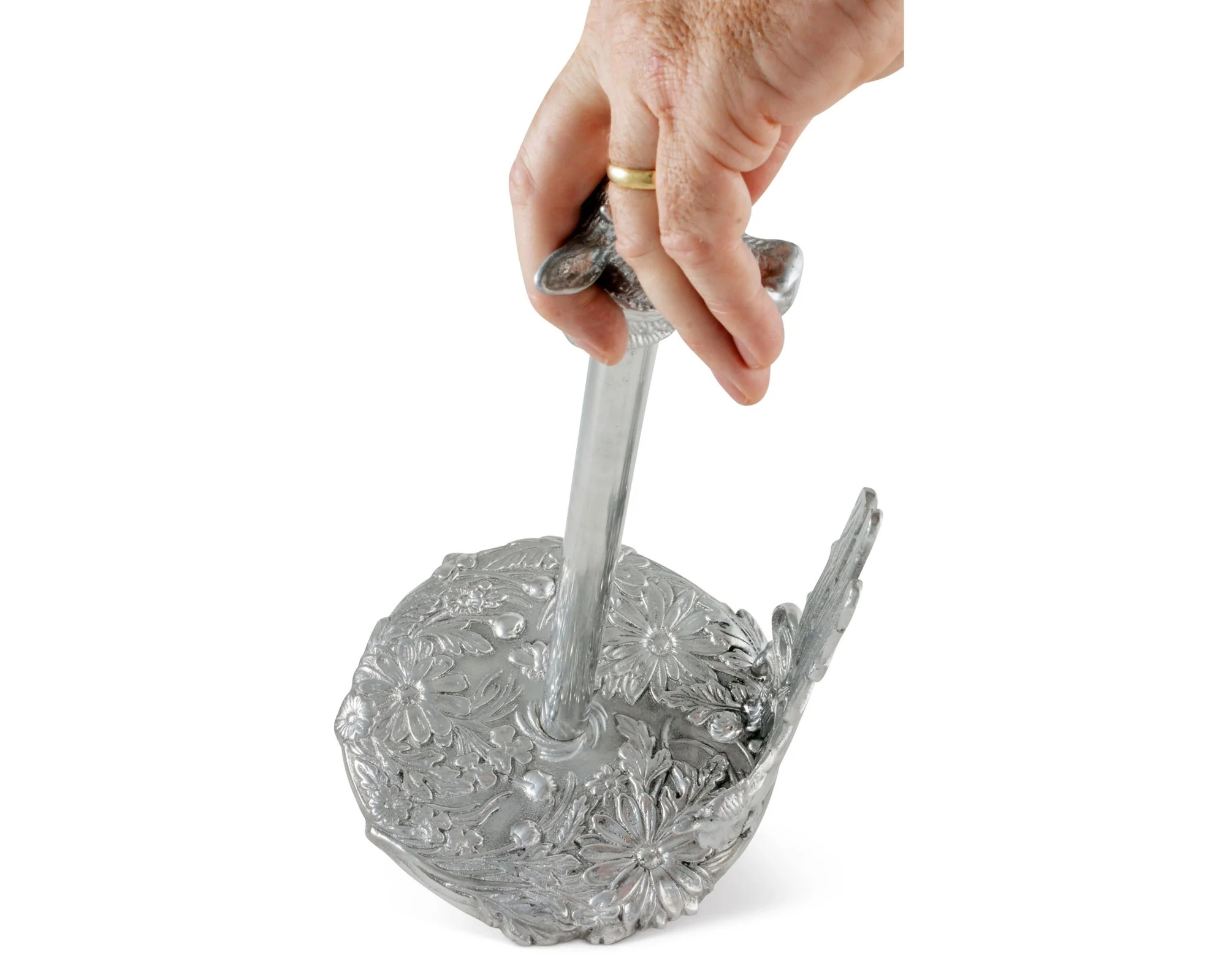 Arthur Court Cow Paper Towel Holder - Image 3