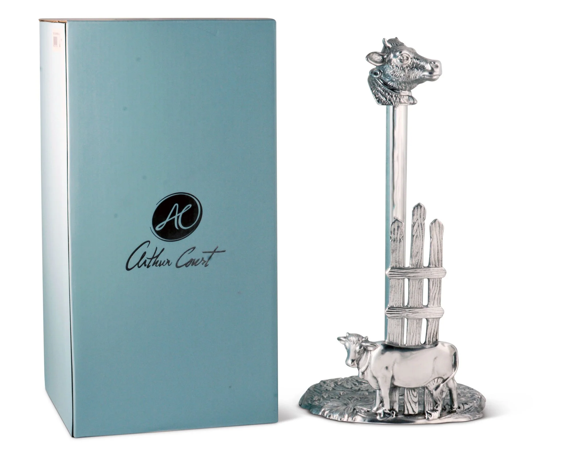 Arthur Court Cow Paper Towel Holder - Image 4