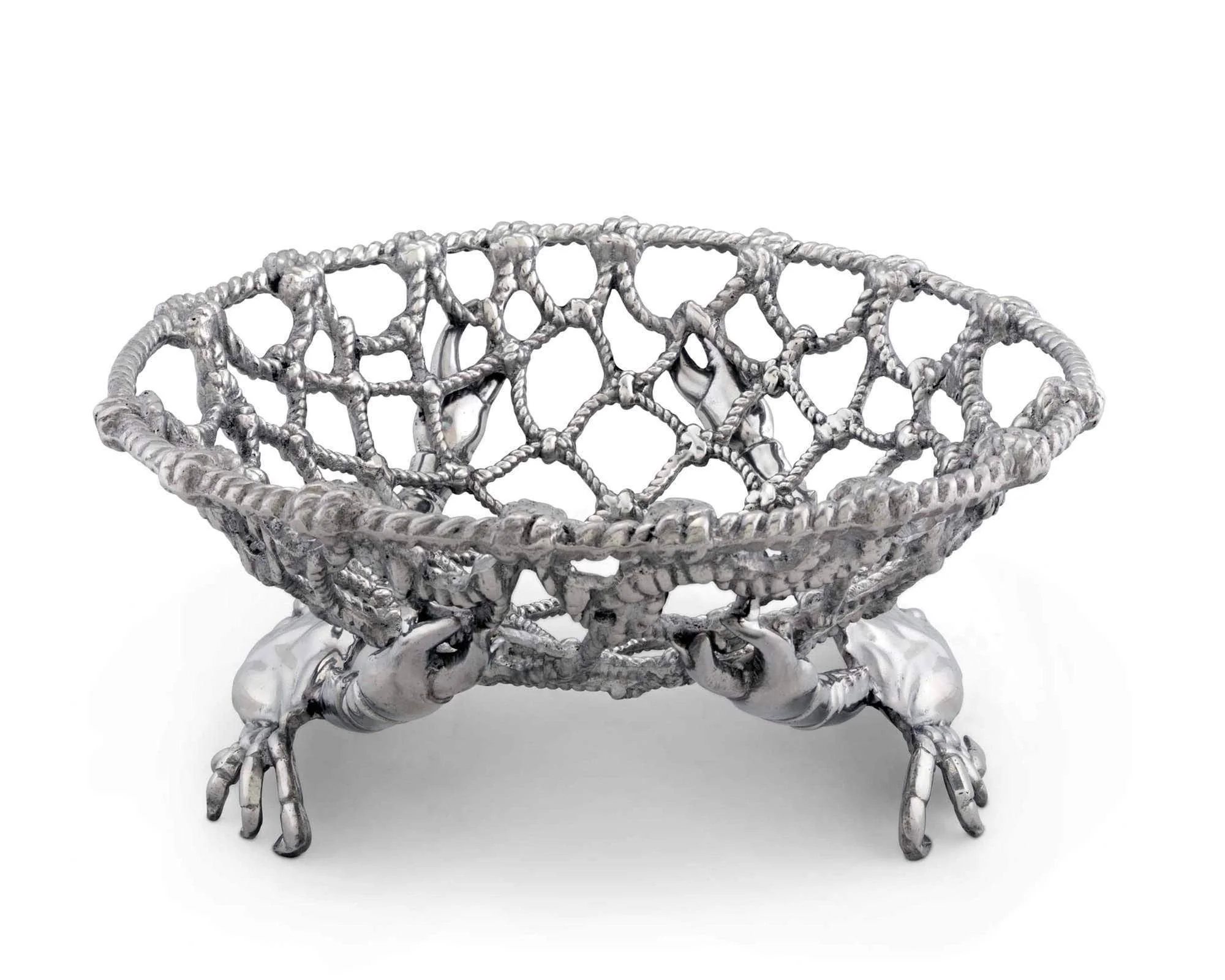 Arthur Court Crab And Net Fruit Basket