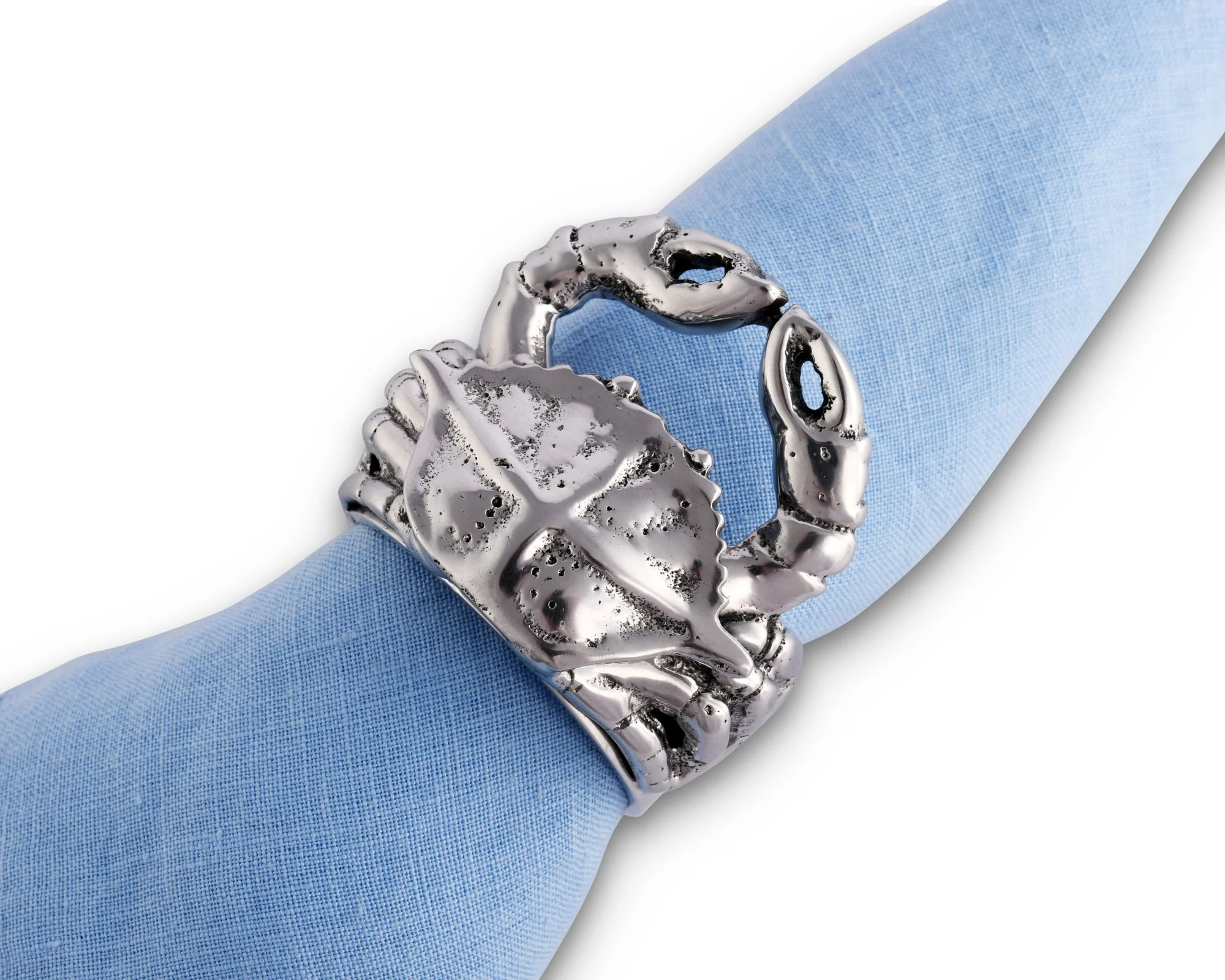 Arthur Court Crab Napkin Rings - Set Of 4