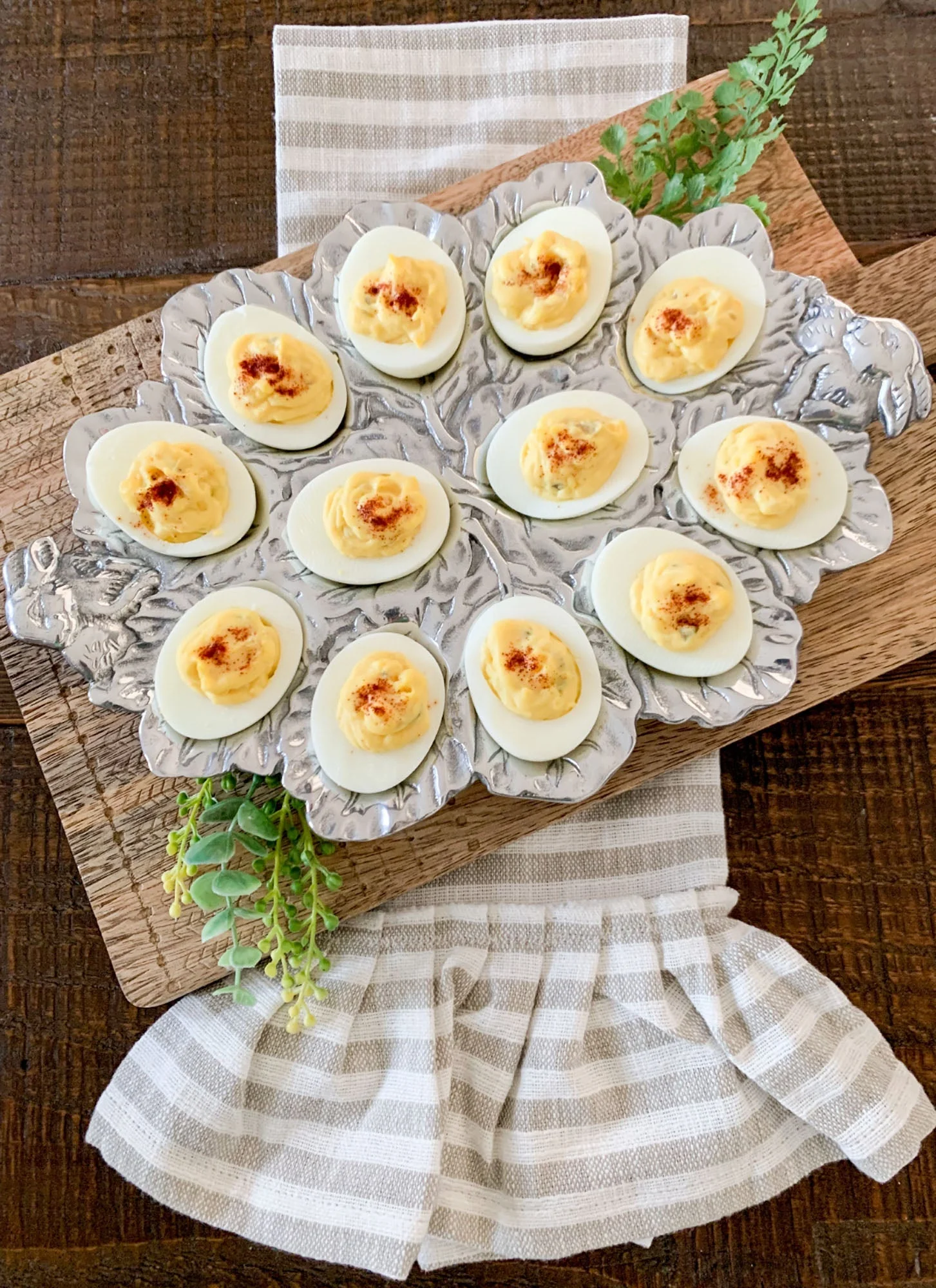 Arthur Court Deviled Egg Holder - Bunny - Image 5