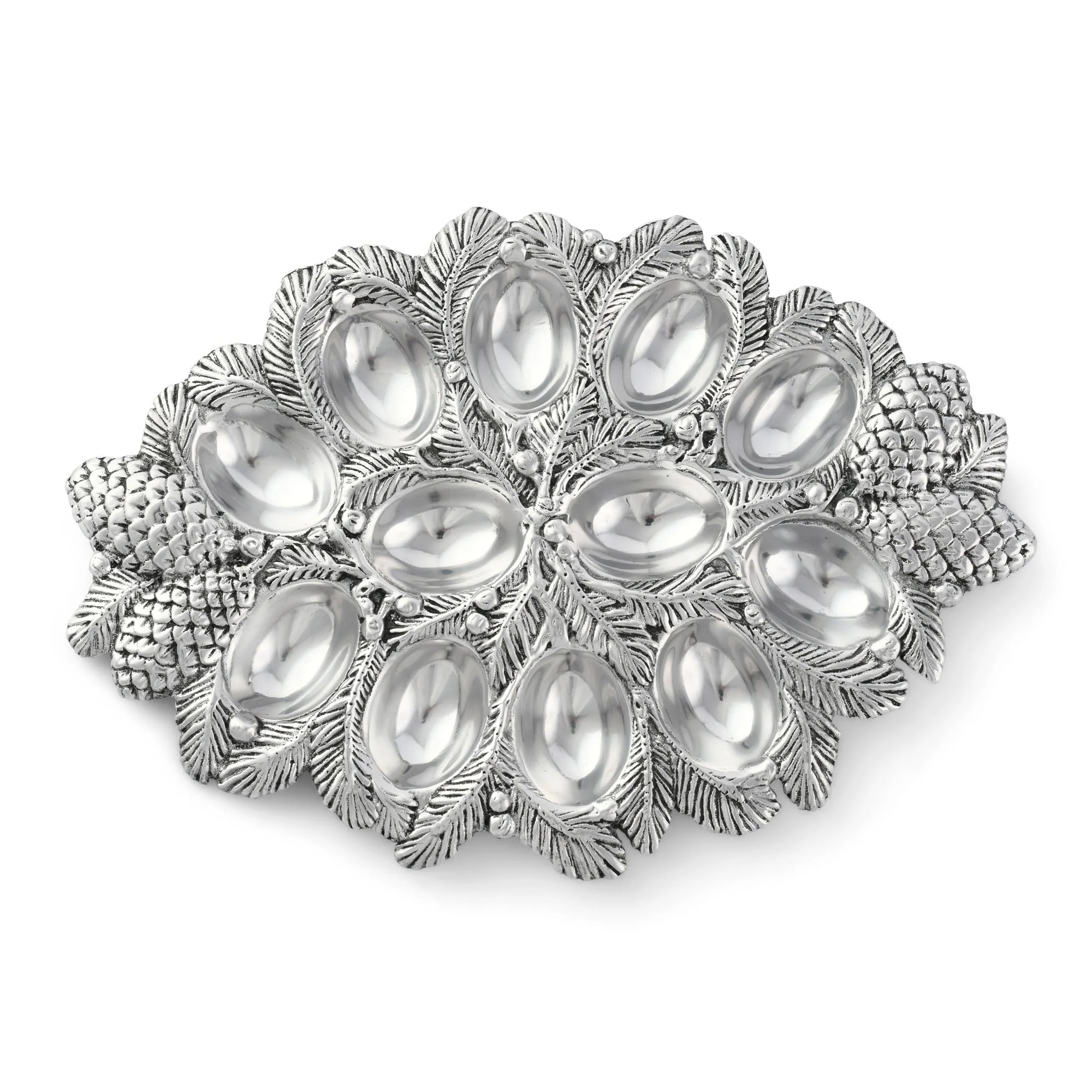 Arthur Court Deviled egg server - Pine Cone - Image 3
