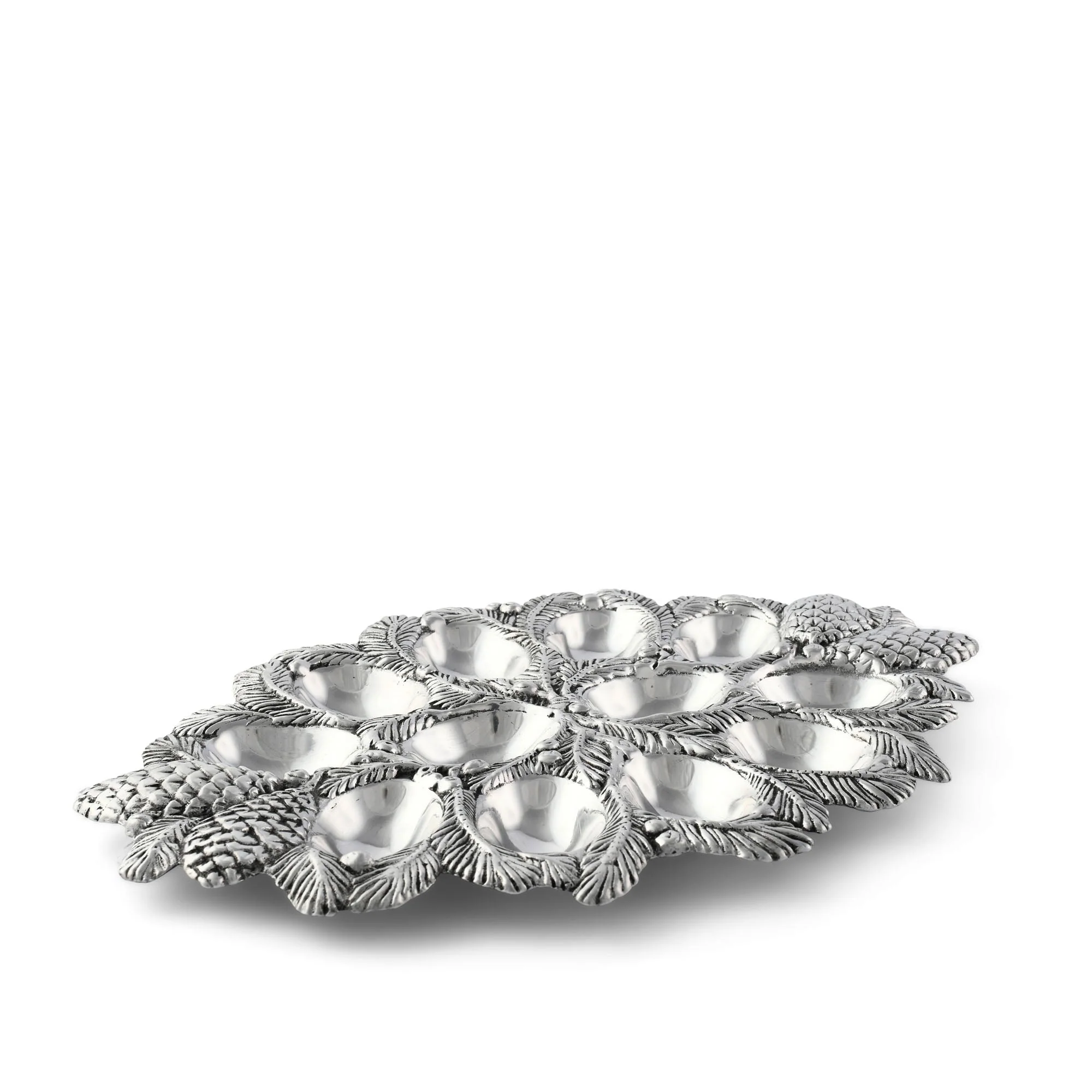 Arthur Court Deviled egg server - Pine Cone - Image 4