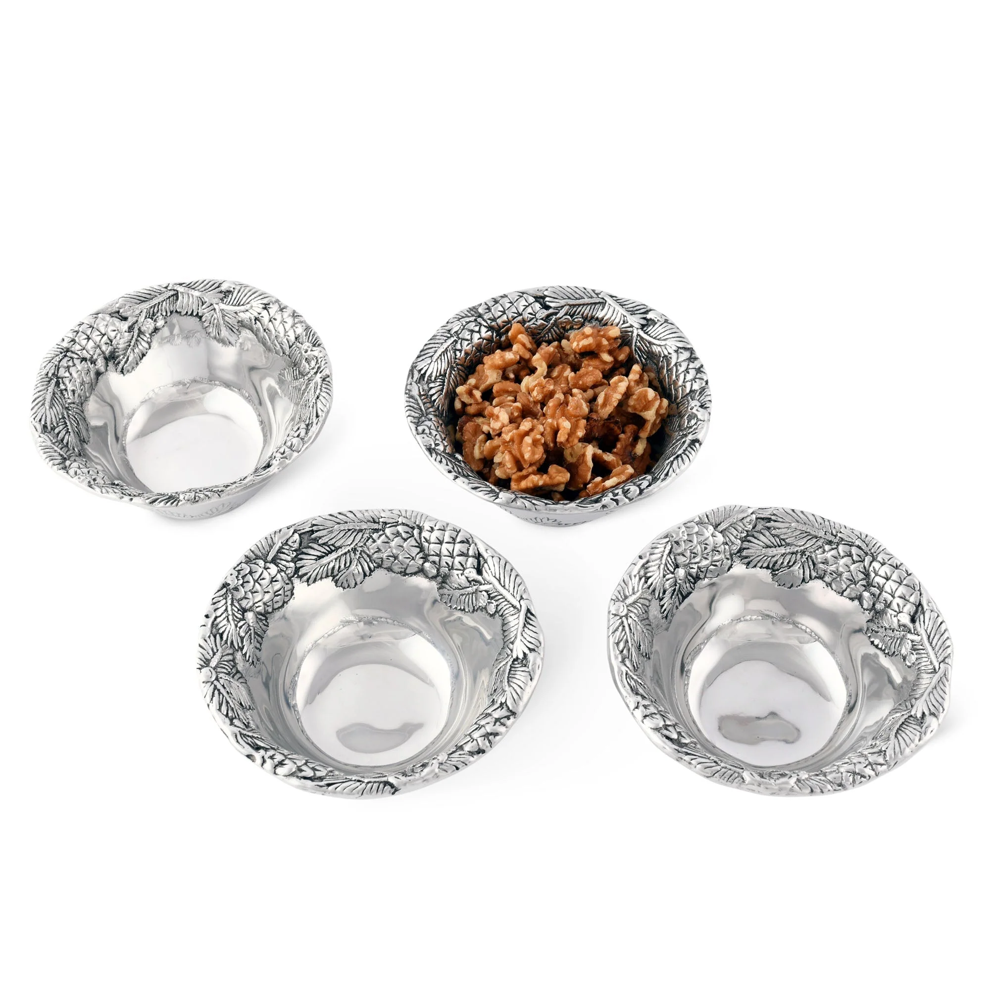Arthur Court Dip Bowls - Pine Cone Set of 4