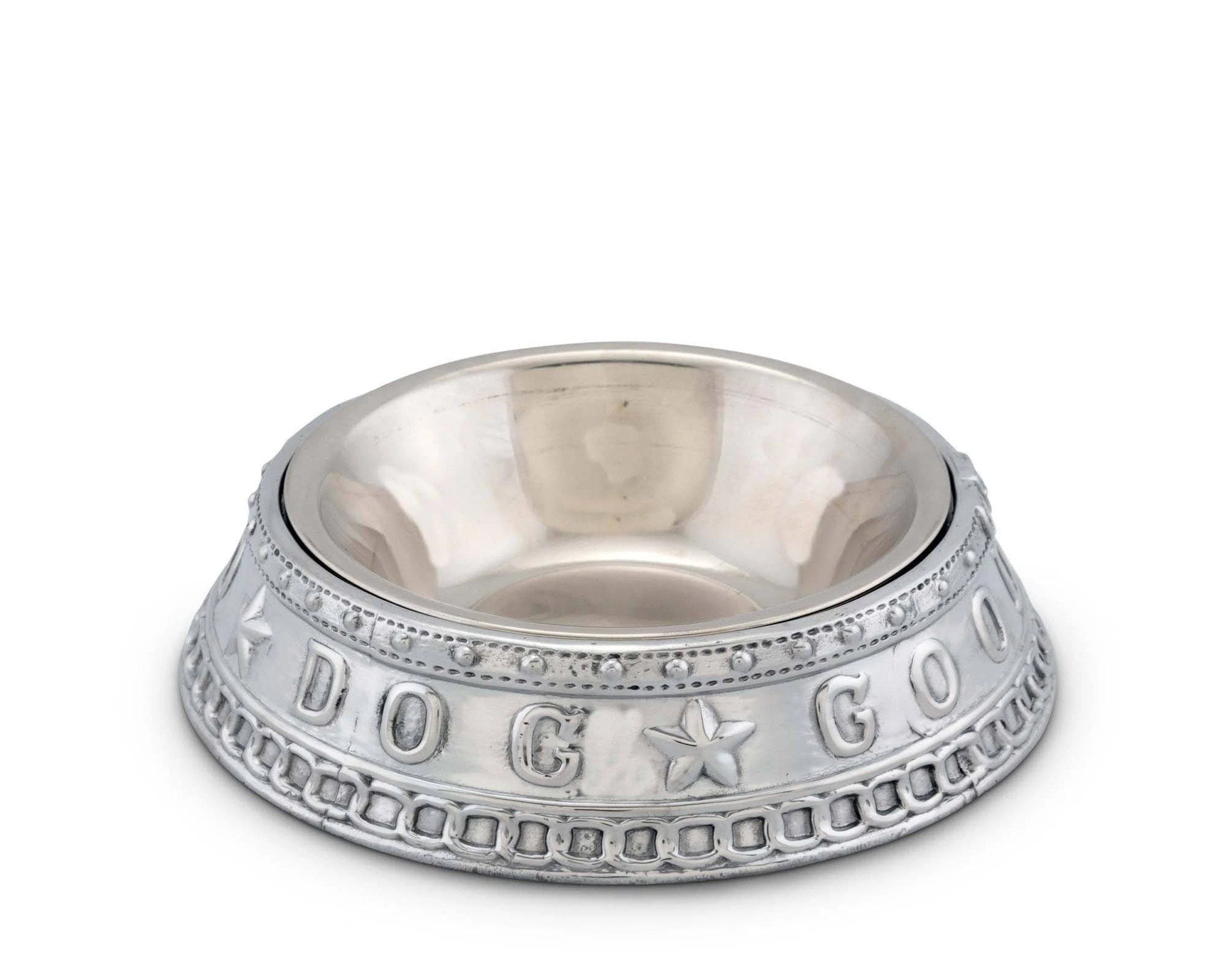 Arthur Court Dog Feeding Bowl Good Dog Crown Large - Image 2
