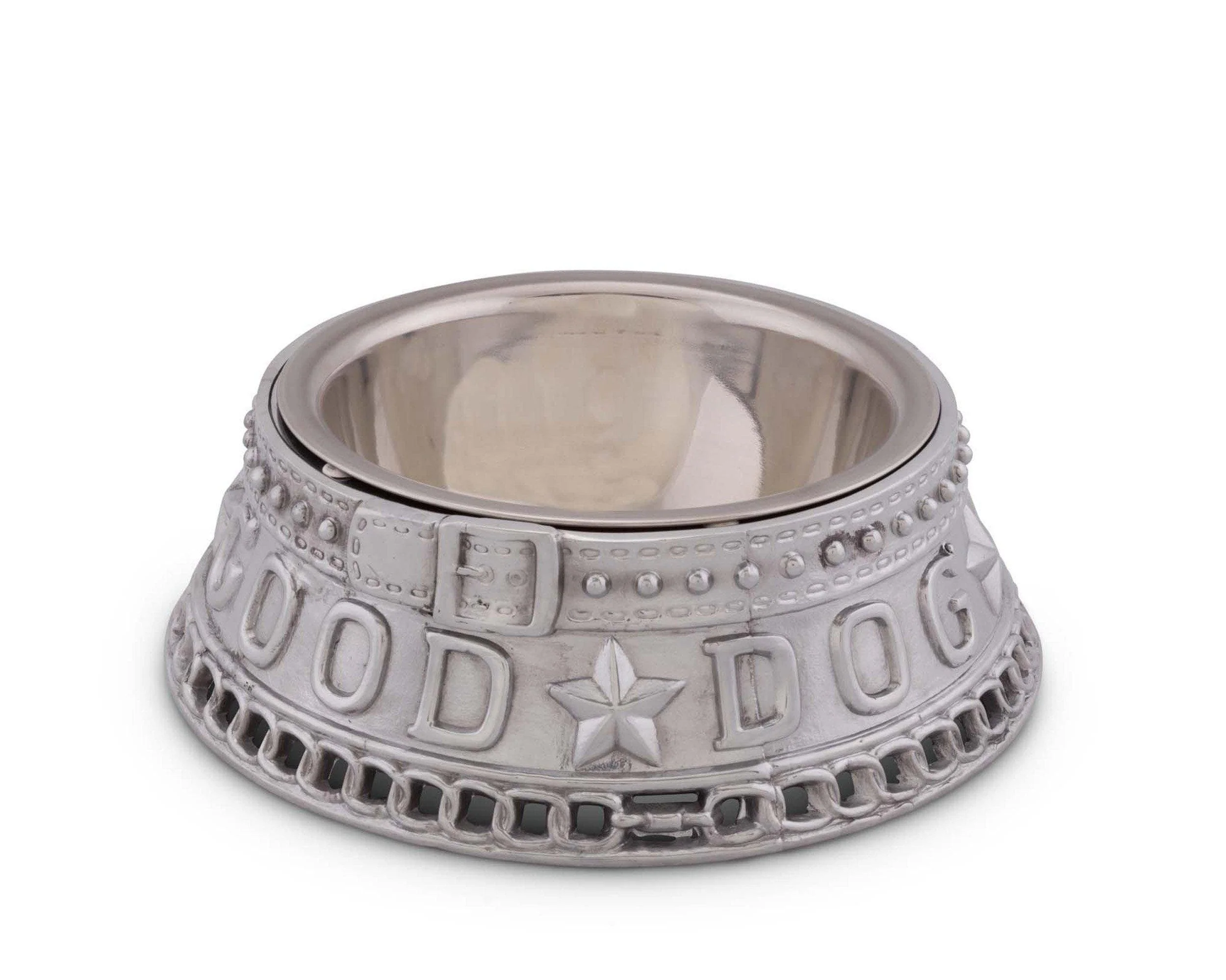 Arthur Court Dog Feeding Bowl Good Dog Crown Large - Image 3