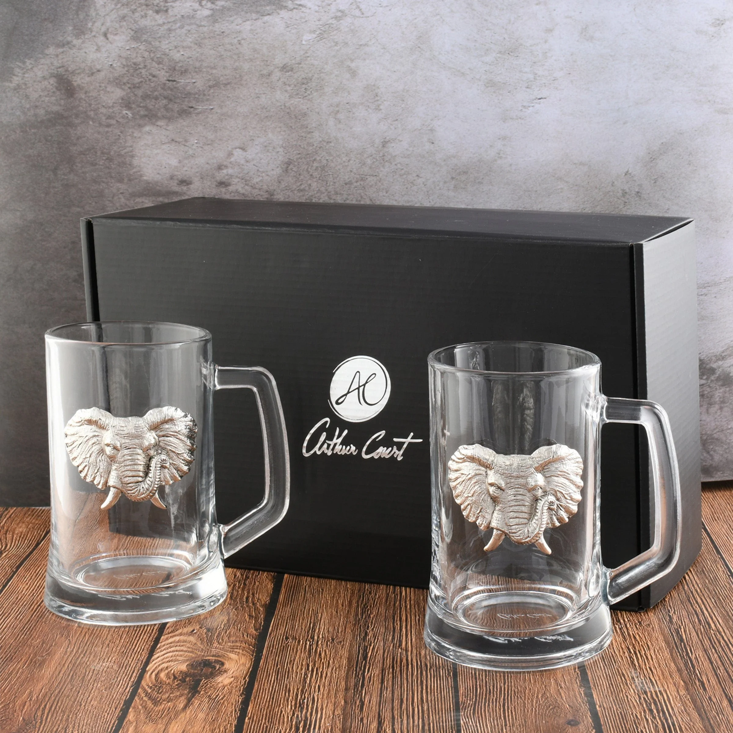 Arthur Court Elephant Beer Mugs - Set of 2 - Image 6